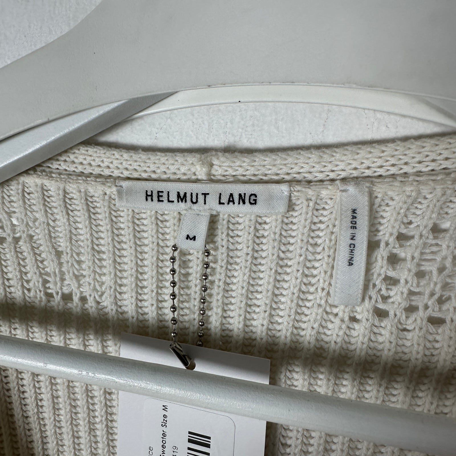 Helmut Lang Distressed Knit Sweater Size M
