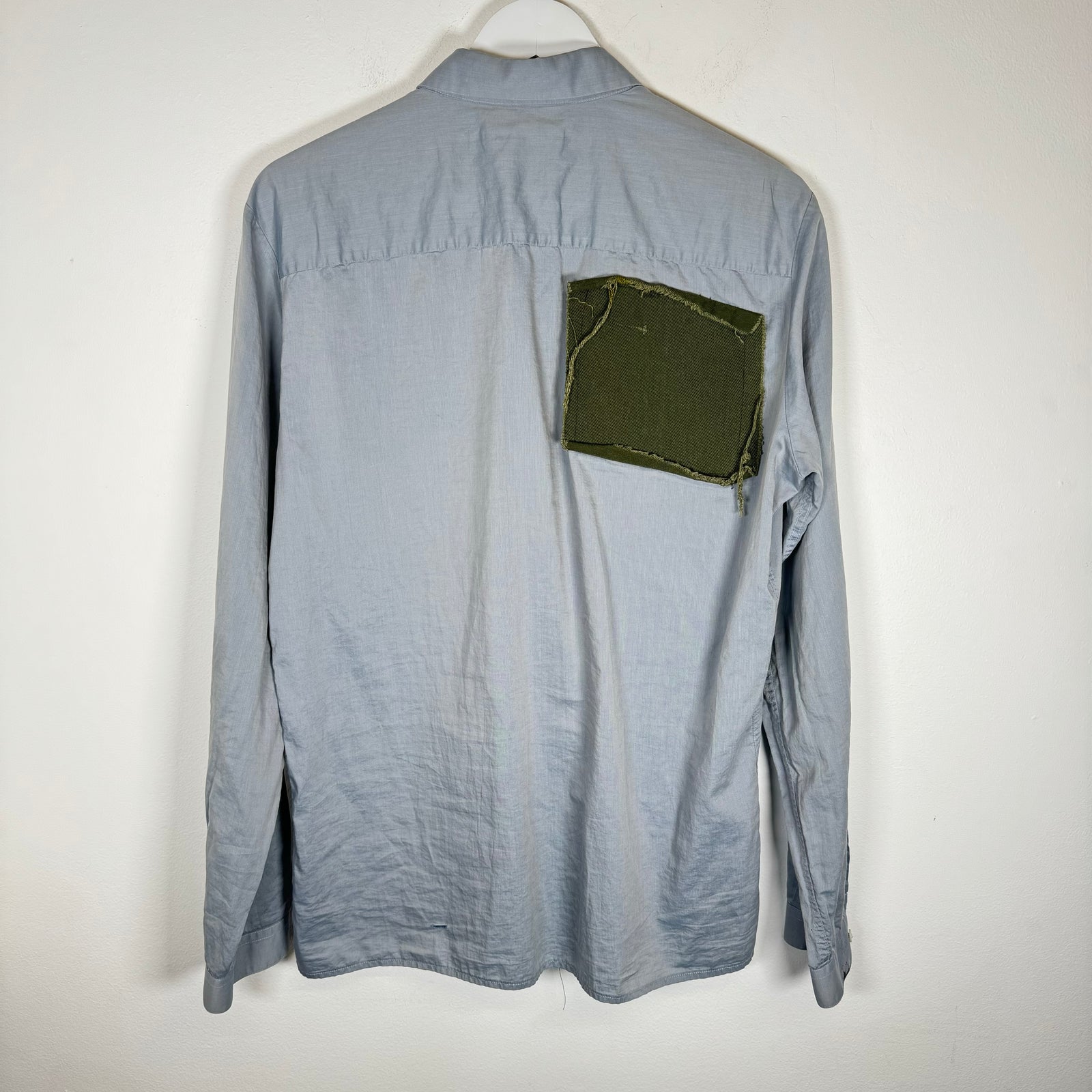 Raf Simons Patchwork Button Up Shirt Size XL