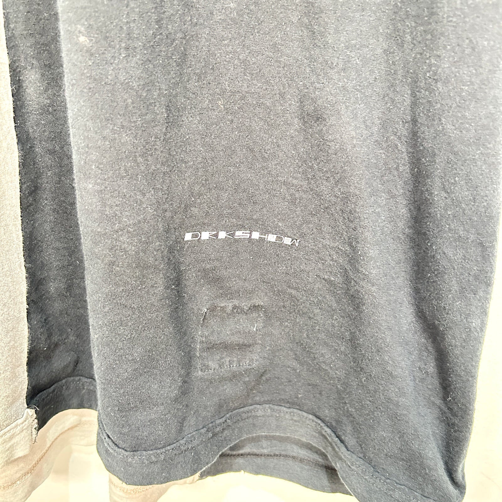 Rick Owens Asymmetrical 'Hot Dog' Graphic T-Shirt Size M