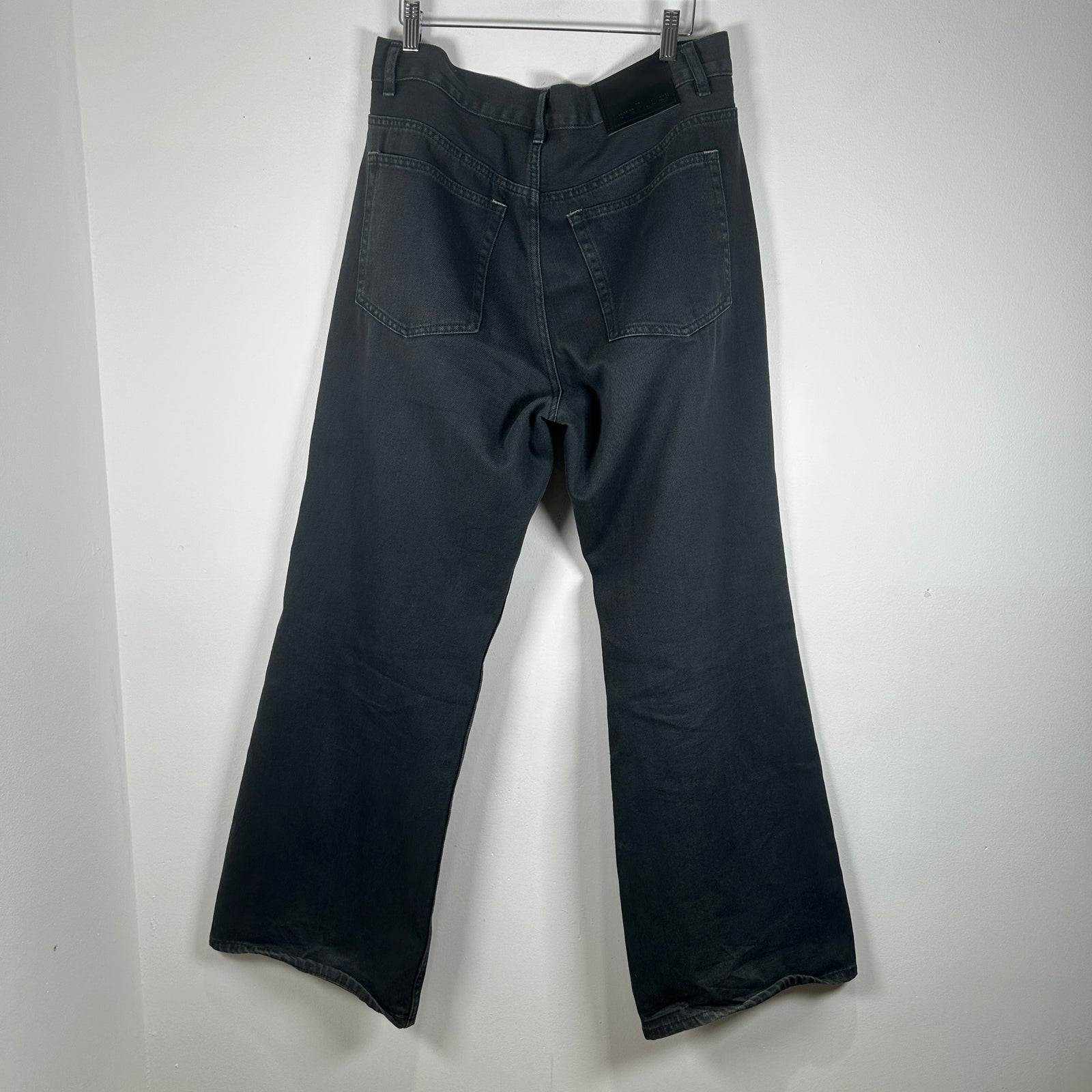 Acne Studios Black Flared 1981 Cut Jeans Size 34