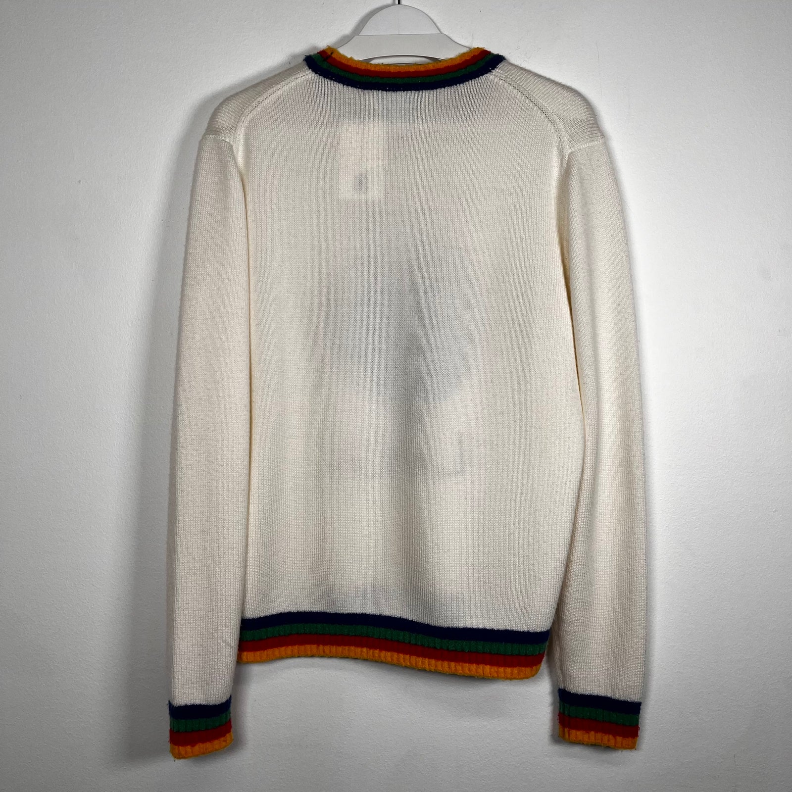 Casablanca Knit Heart Sweater Size S
