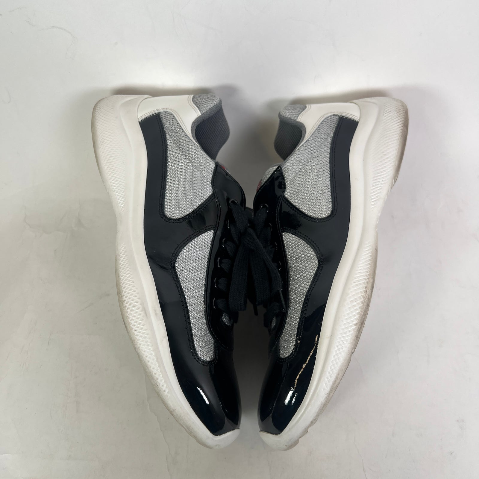 Prada Black Patent Leather America Cups