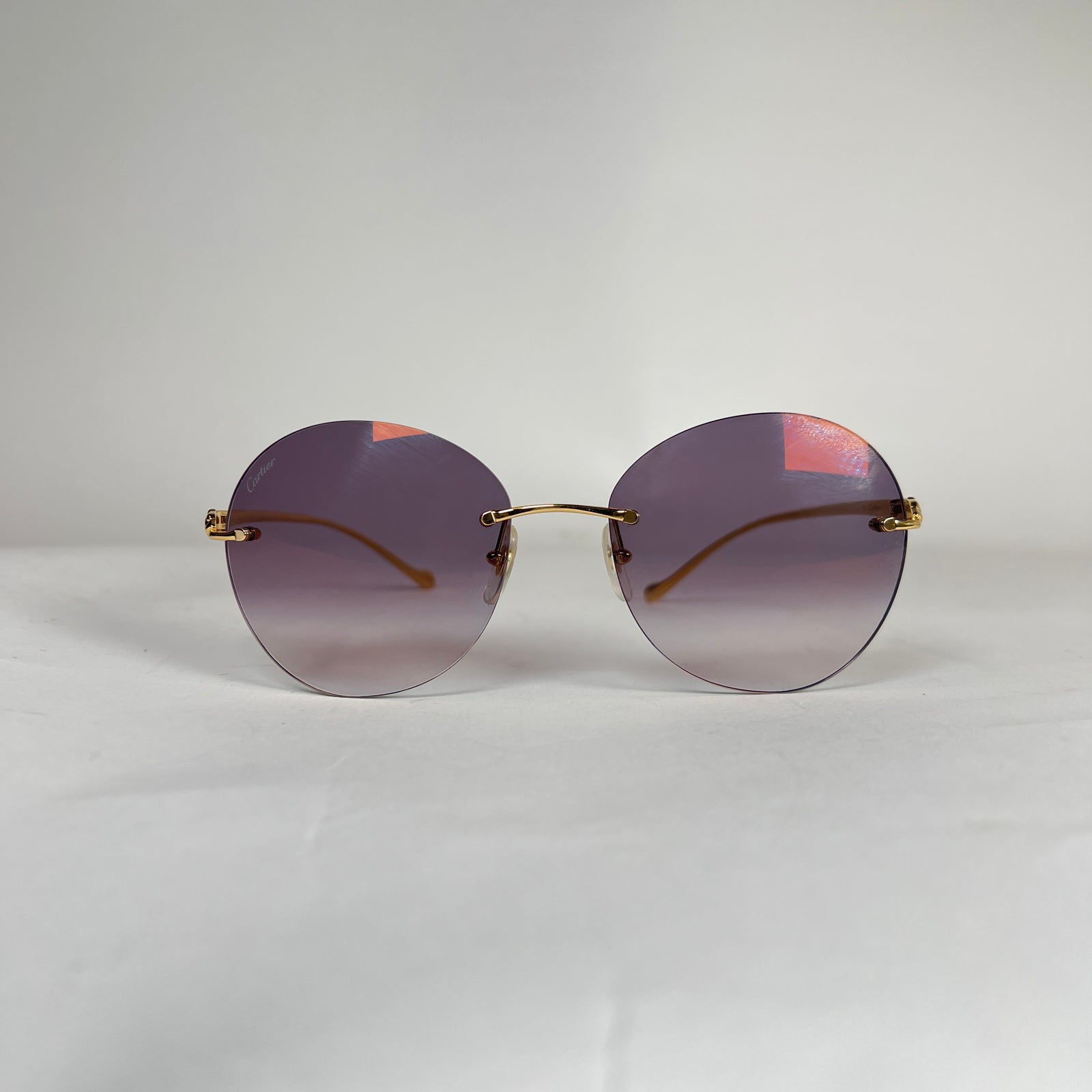 Cartier Trinity Glasses Purple Lense
