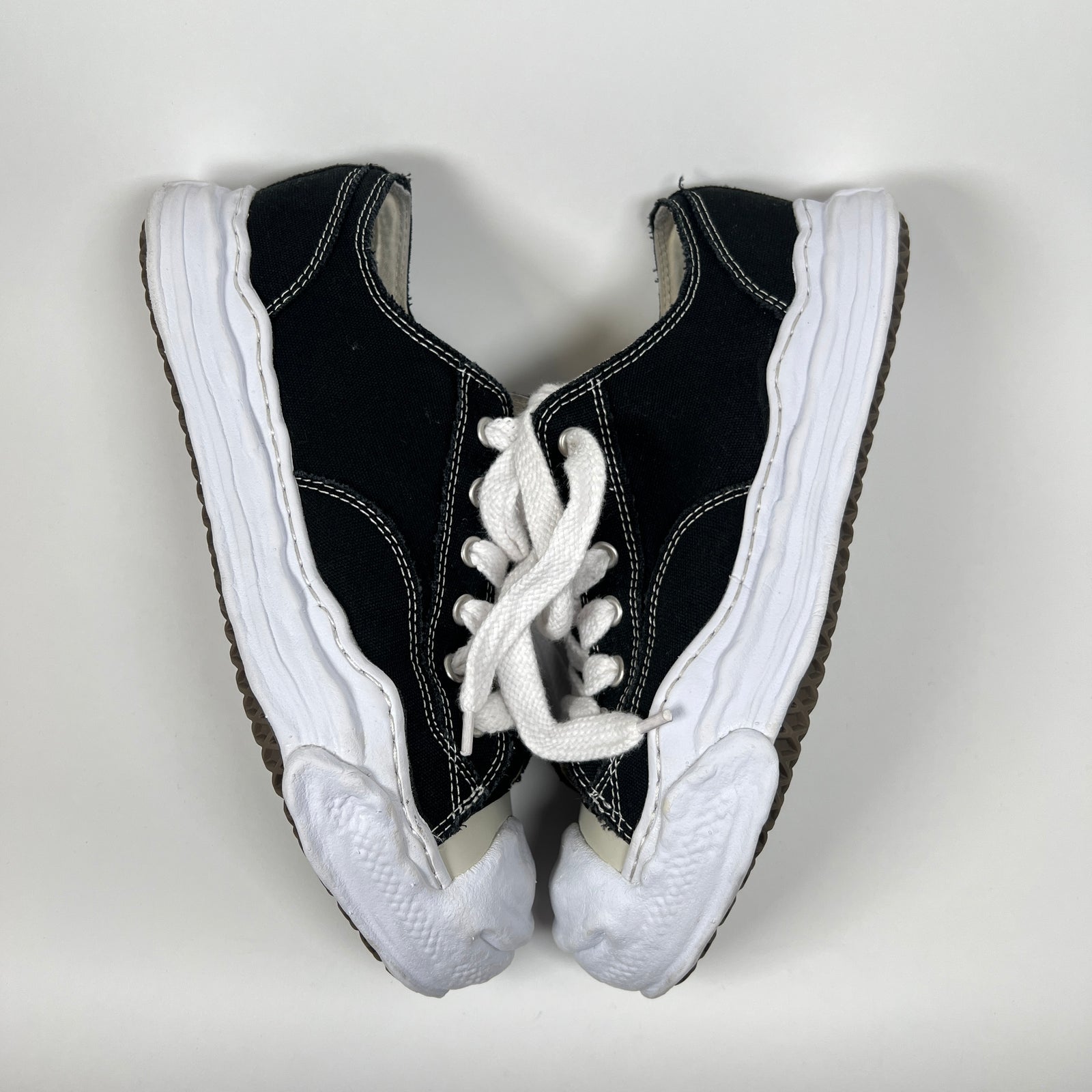 Maison Mihara Yasuhiro Black/White Hank OG Sole Sneaker Size 45