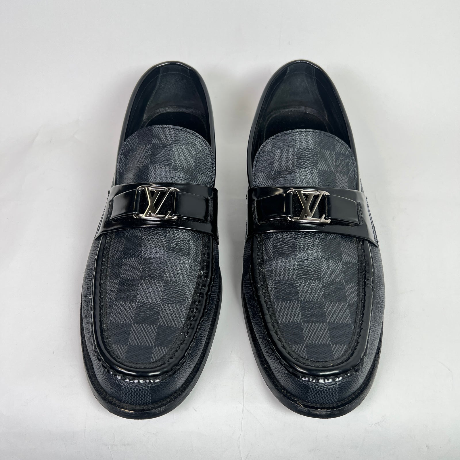 Louis Vuitton Damier Graphite Major Loafers
