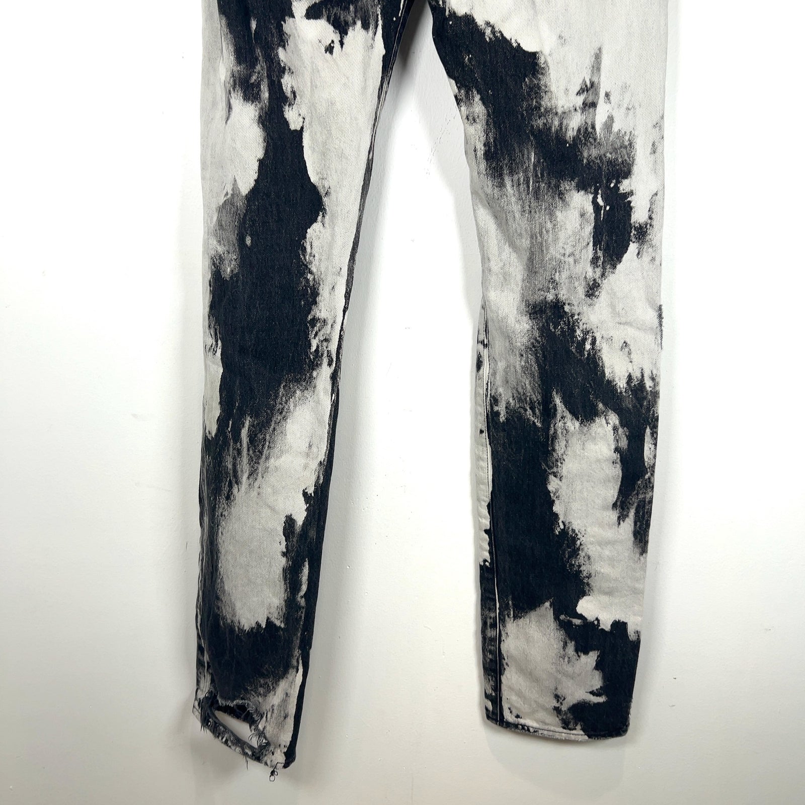 Saint Laurent SS16 'Surf Sound' Bleached Denim Jeans