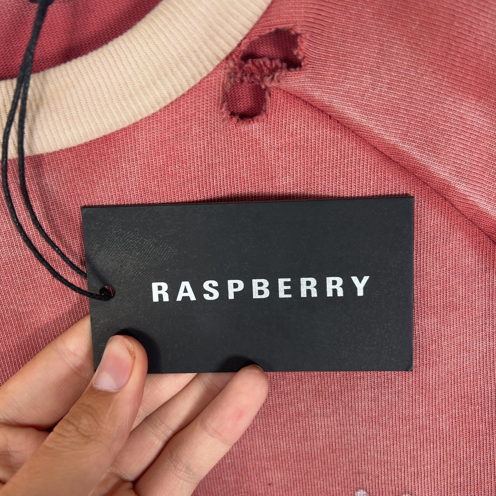Raspberry Hills x Greedy Unit 'Mechanically Inclined' Graphic Distressed T-Shirt