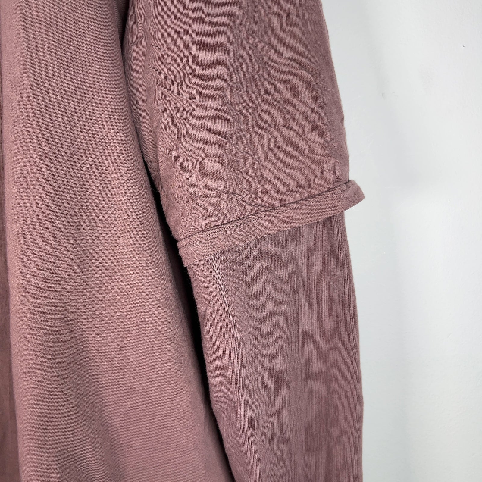 Rick Owens Double Layer Mauve Crewneck