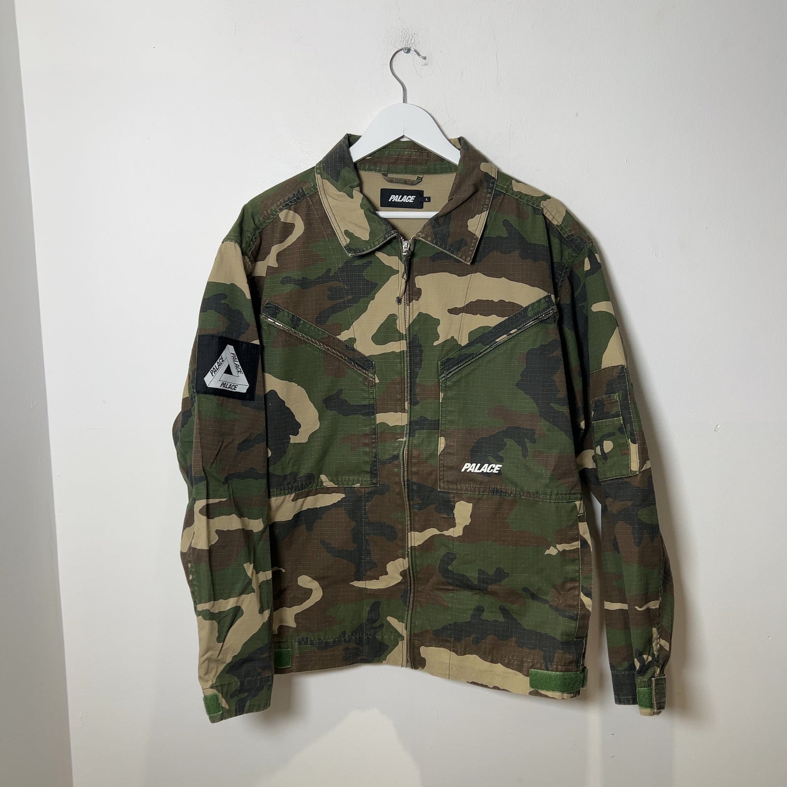 Palace Ripstop Camo Cargo Jackets Size L