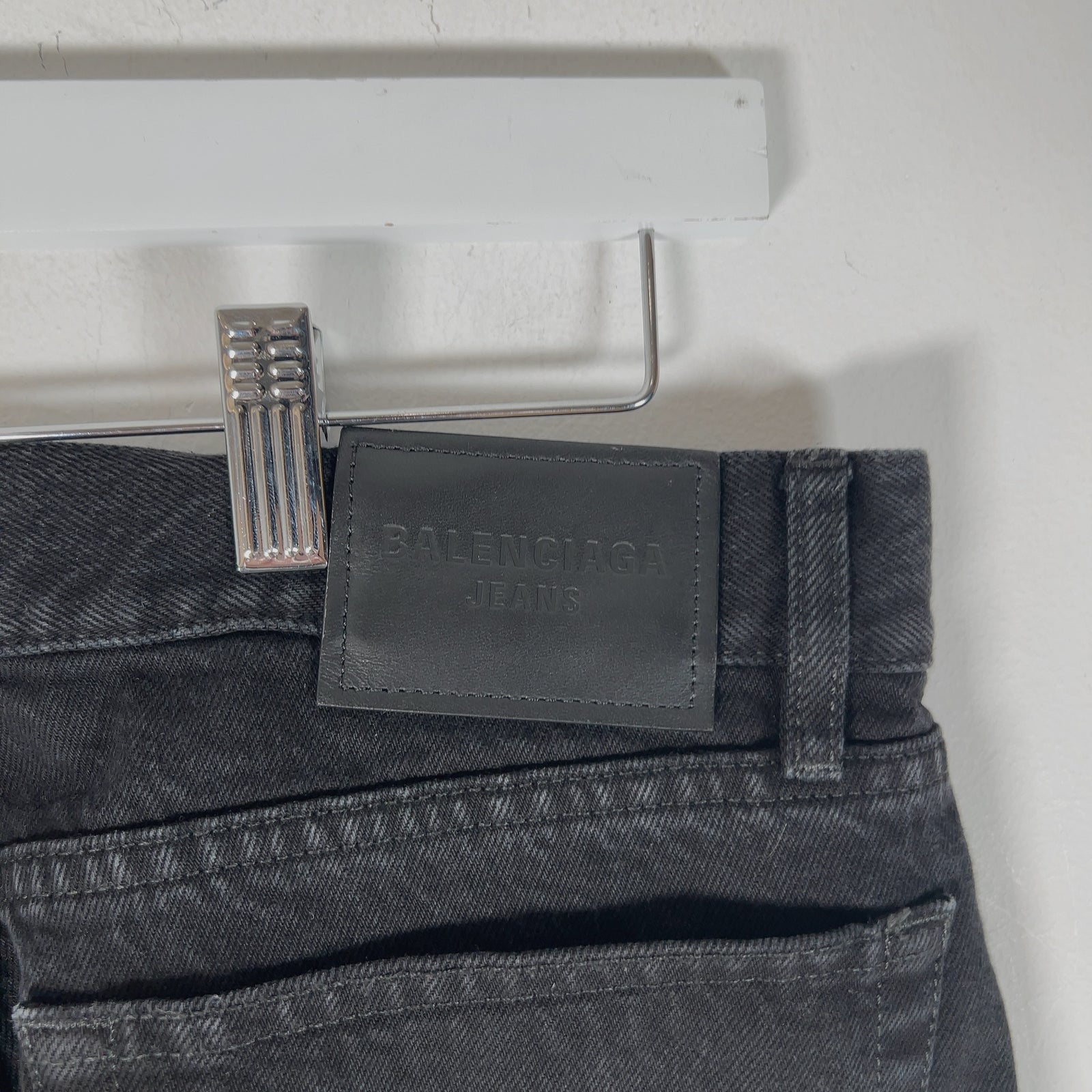 Balenciaga Shotgun Distressed Pants