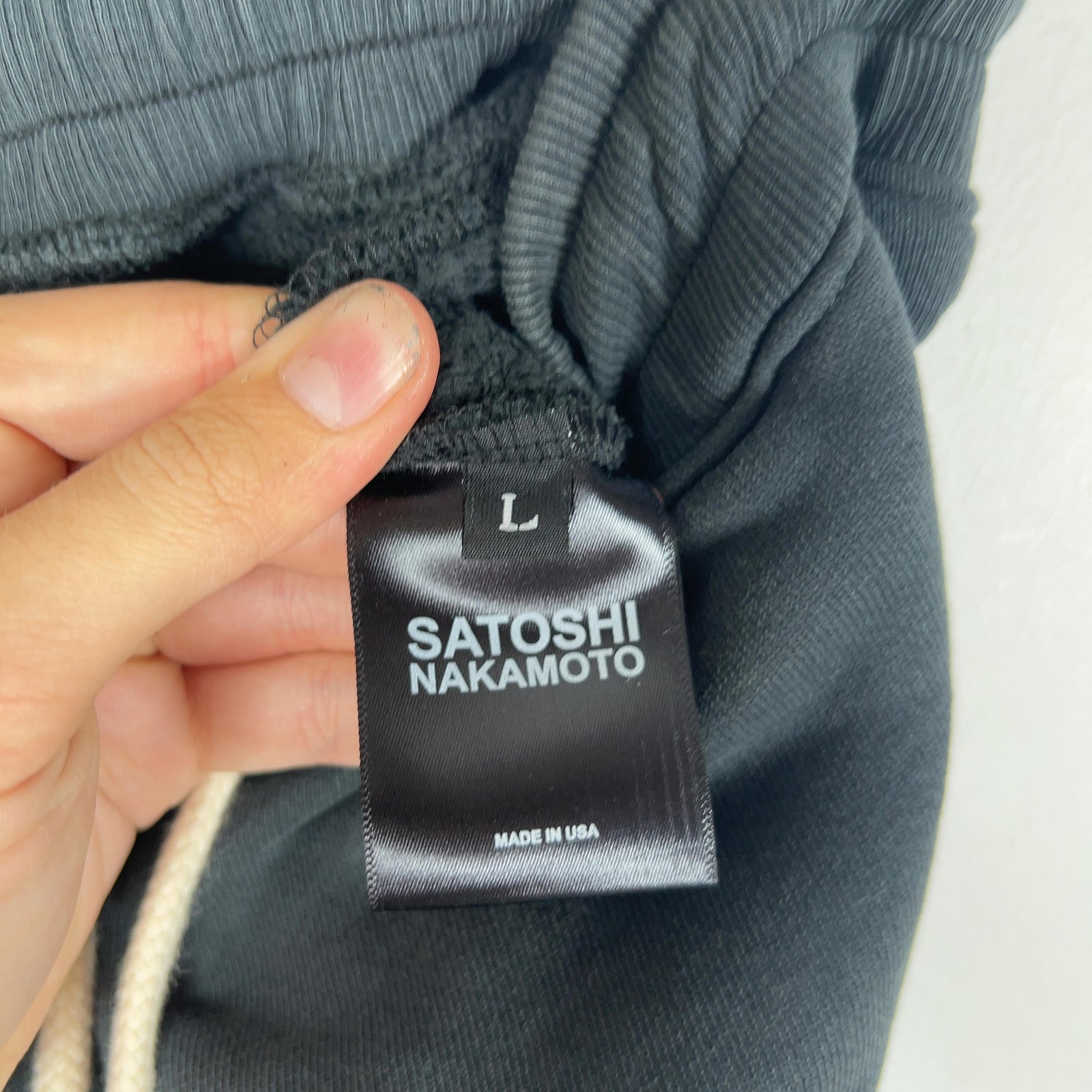 Satoshi Nakamoto Moto Patchwork Sweatpants