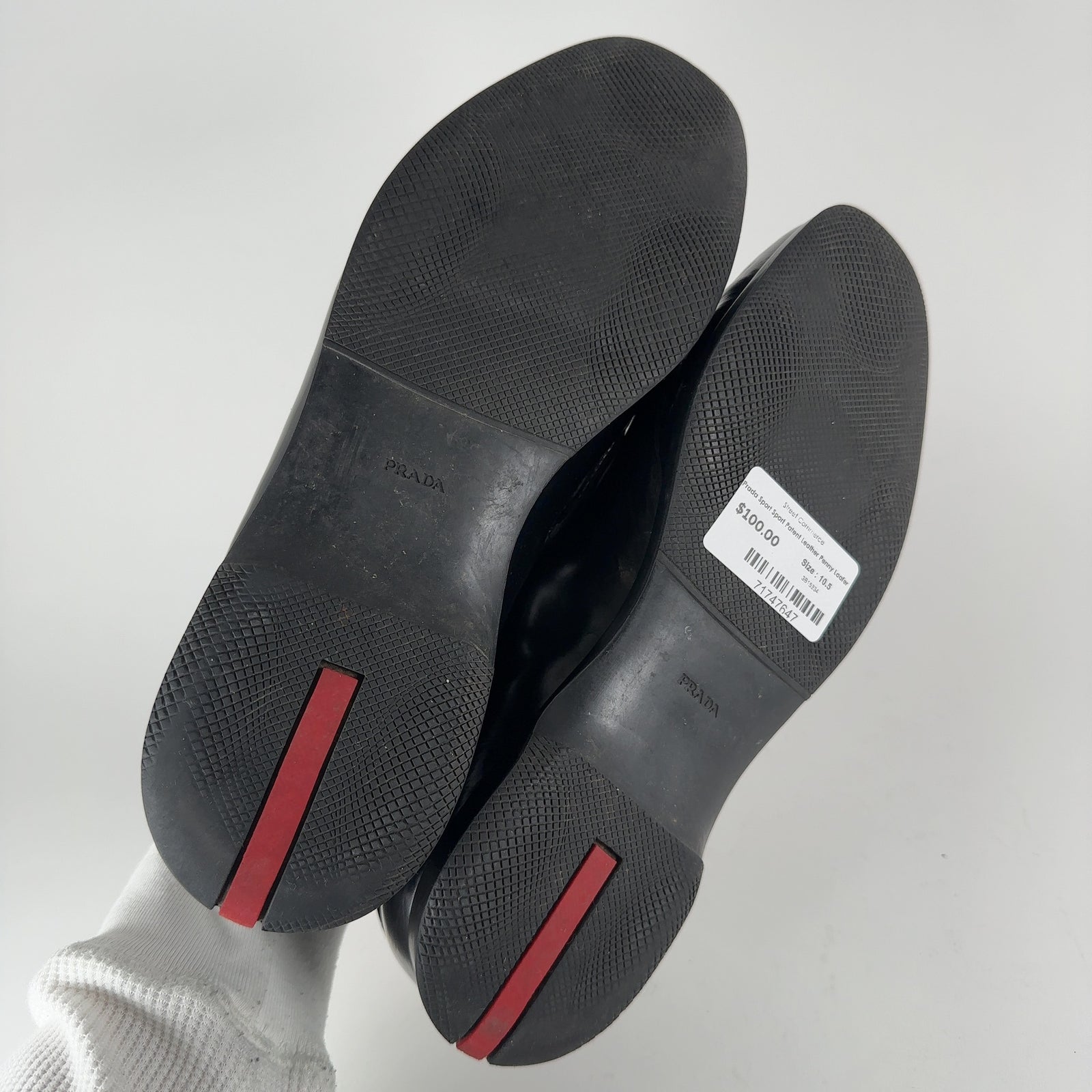 Prada Sport Sport Patent Leather Penny Loafer
