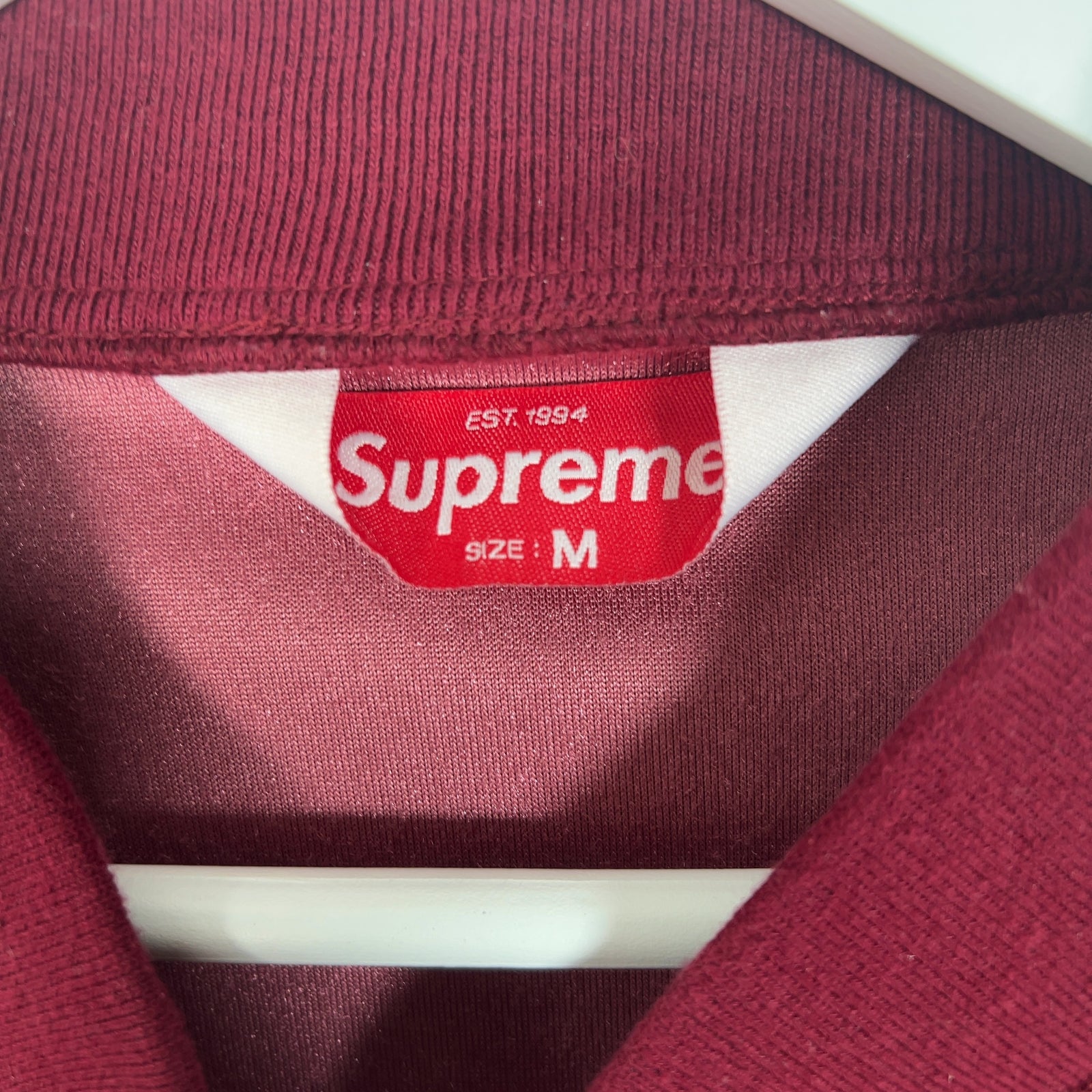 Supreme Logo Velour Track Jacket