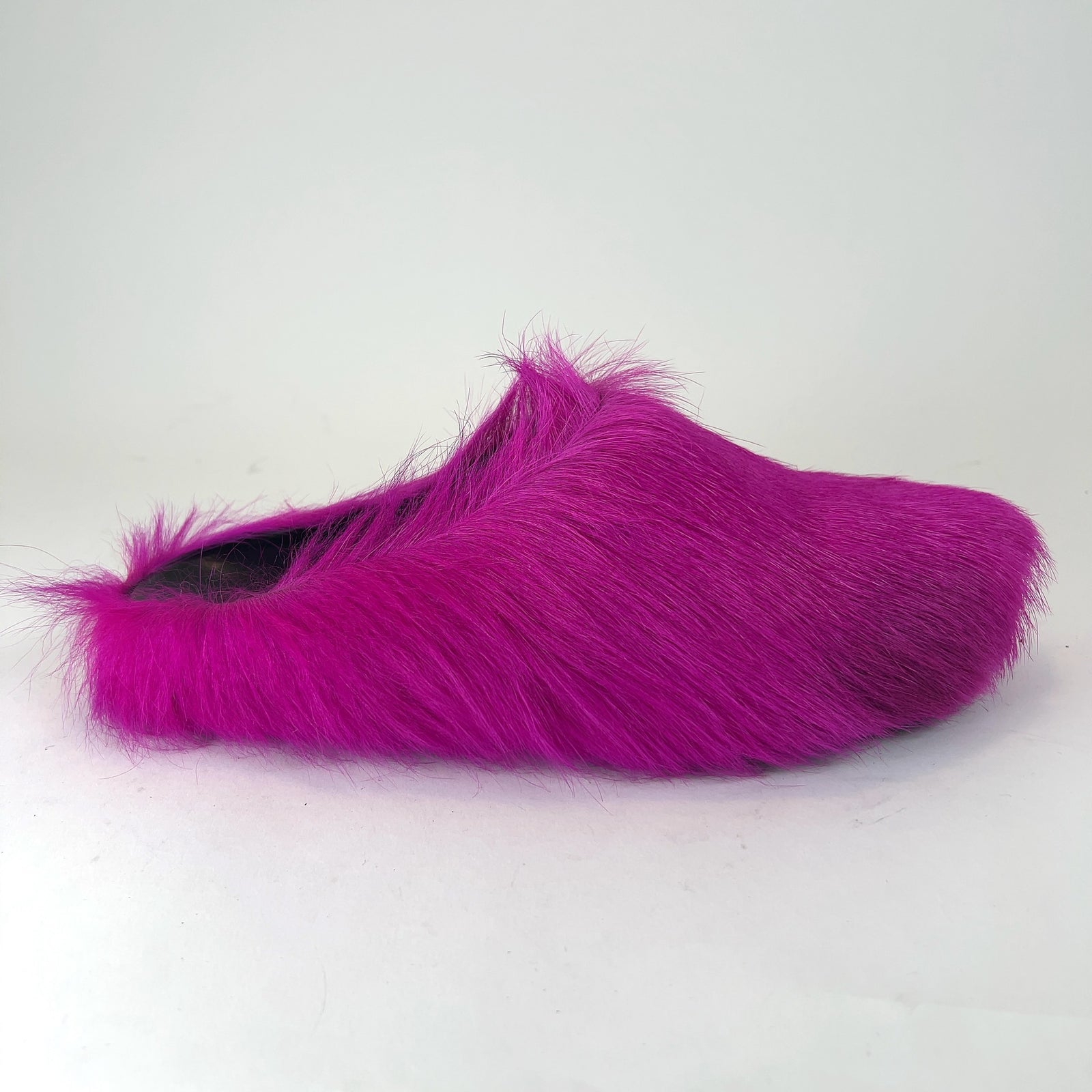 Marni Fussbett Sabot Ponyhair Sandals