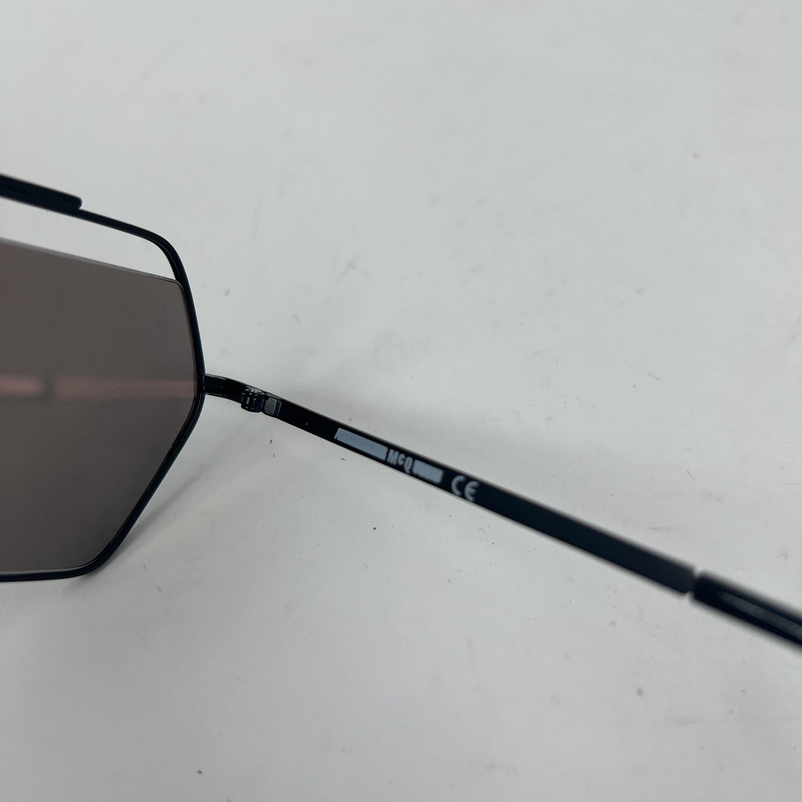 Alexander McQueen Wireframe Cut-Off Glasses Eyeware