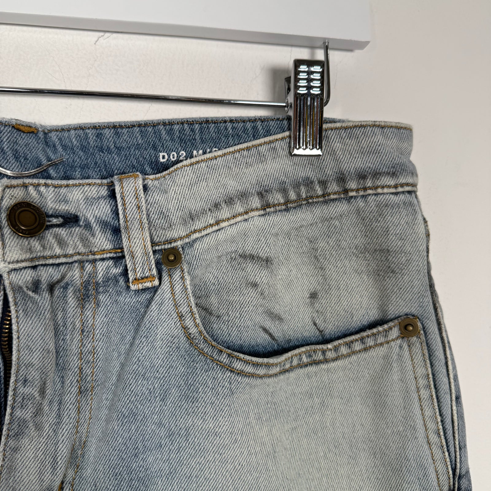 Saint Laurent Lightwash Skinny Jeans Size 31