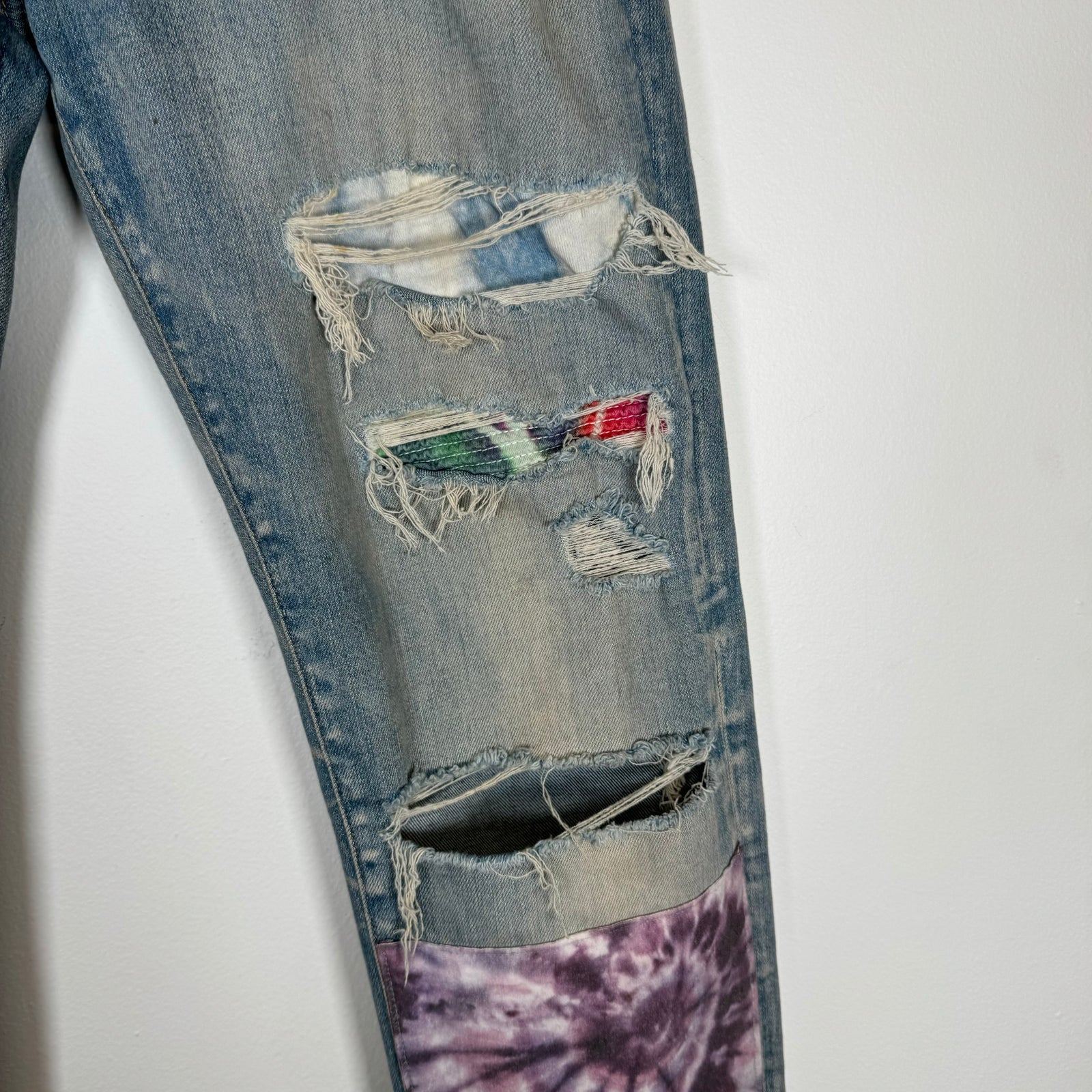 Amiri Tye Dye Patch Jeans Size 34