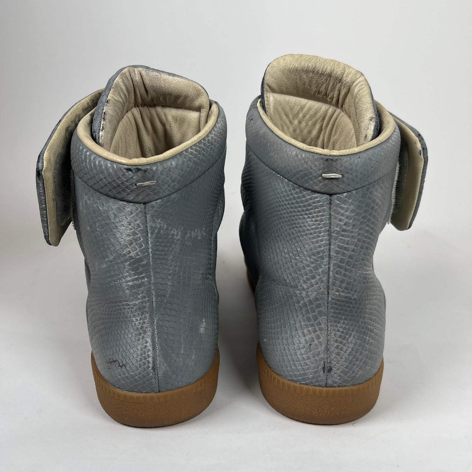Maison Margiela Grey Python Futures Size 45