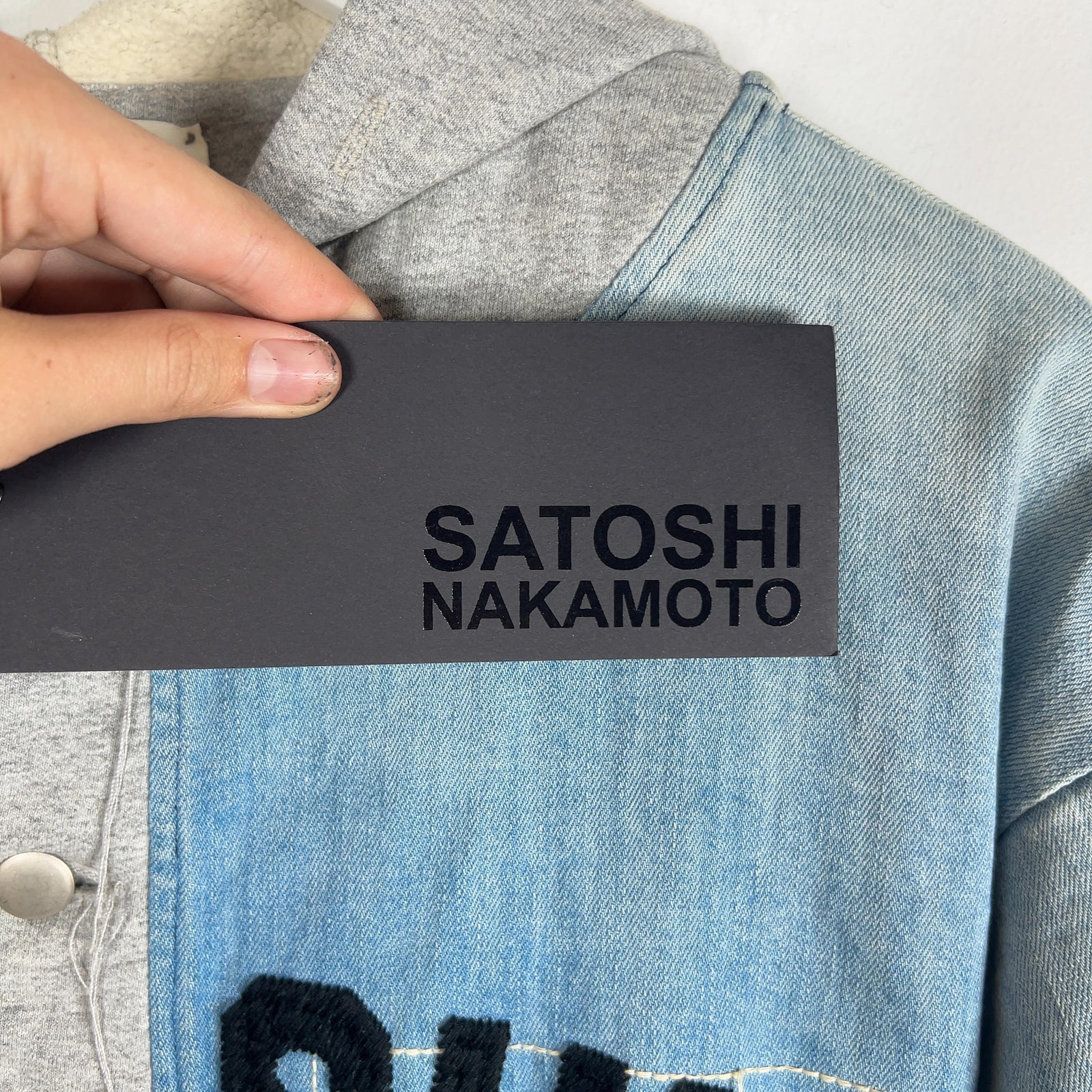 Satoshi Nakamoto Knapp Ranch Jean Hybrid Baseball Hoodie Jacket