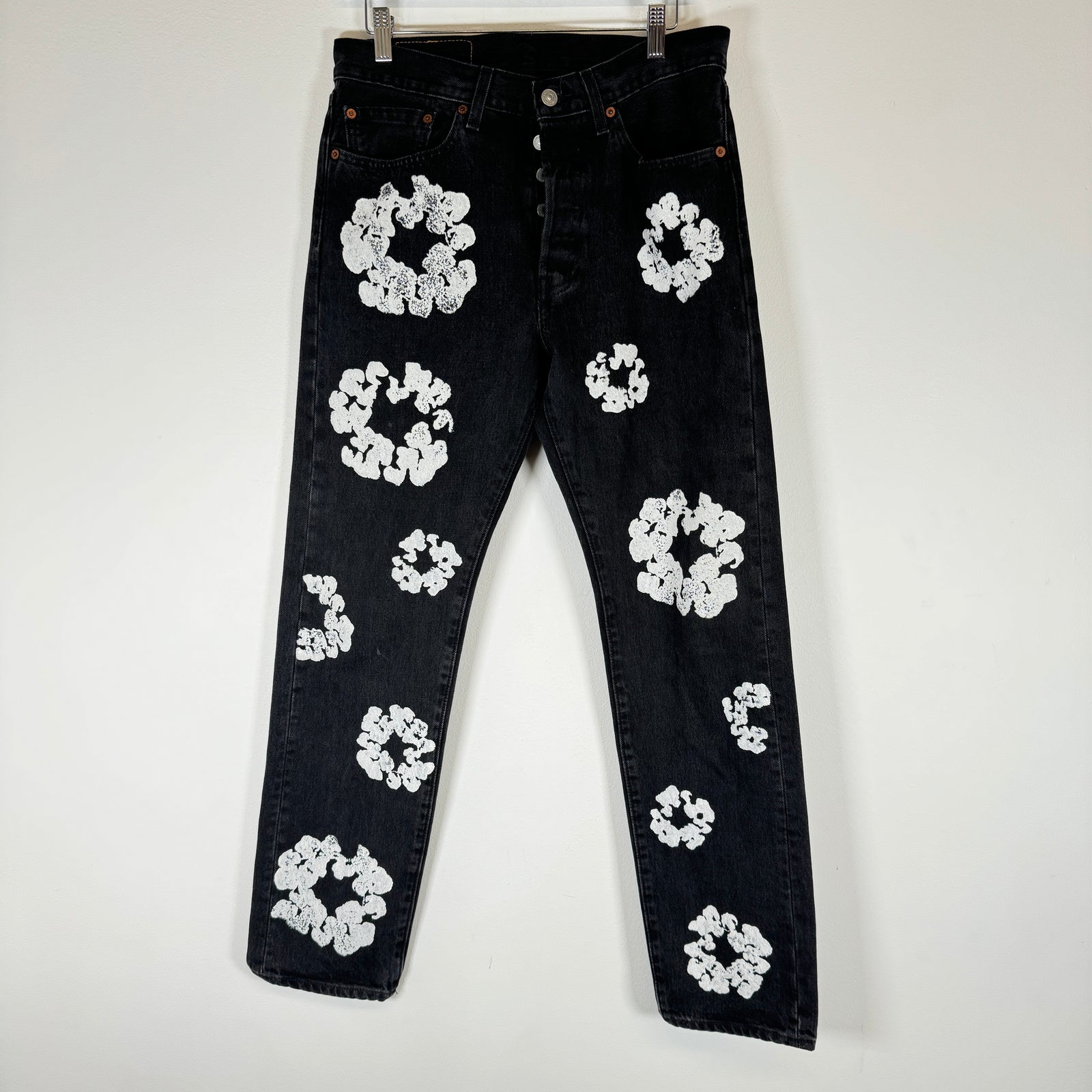 Denim Tears Black Wreath Jeans Size 31