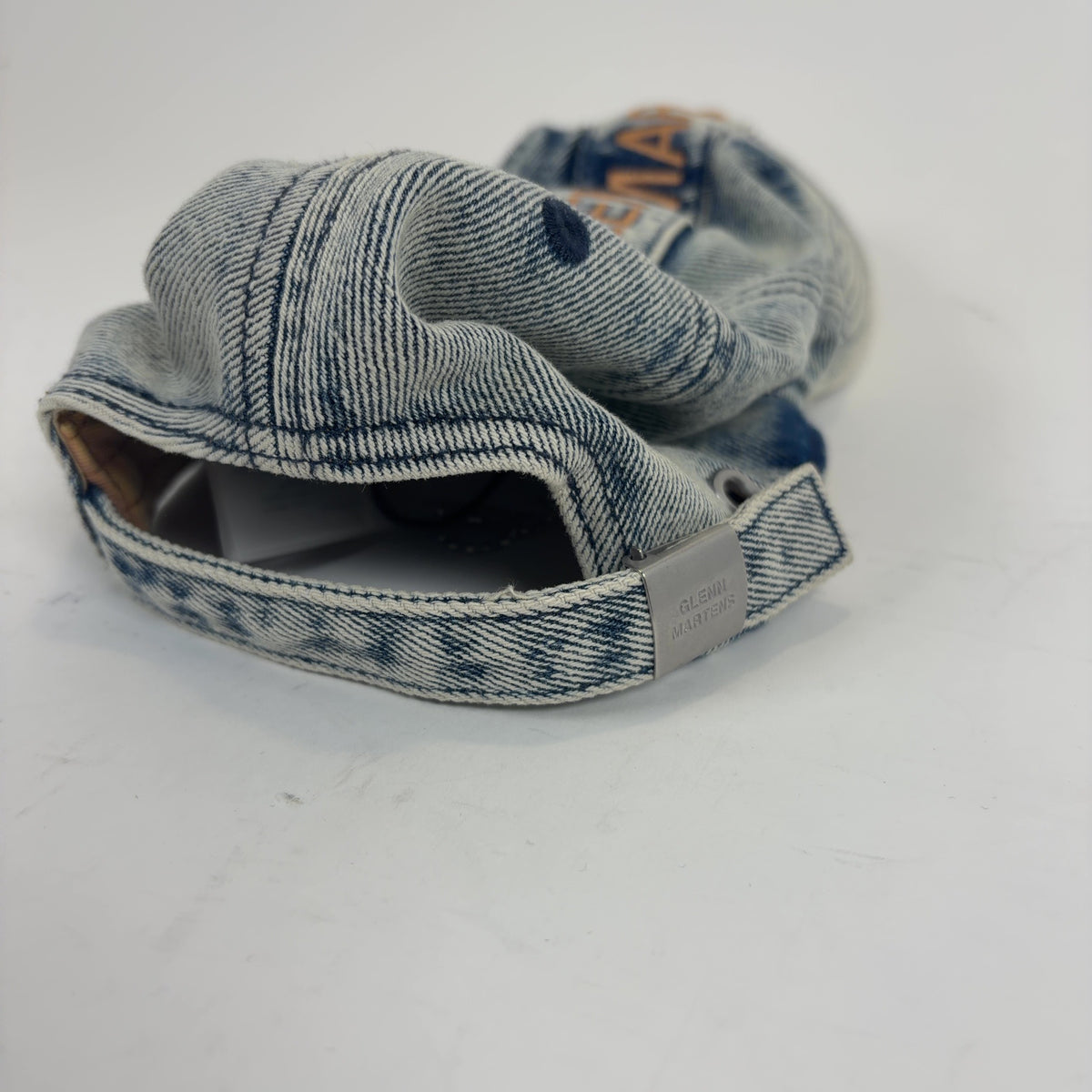 H&M Glenn Martens Denim Logo Cap