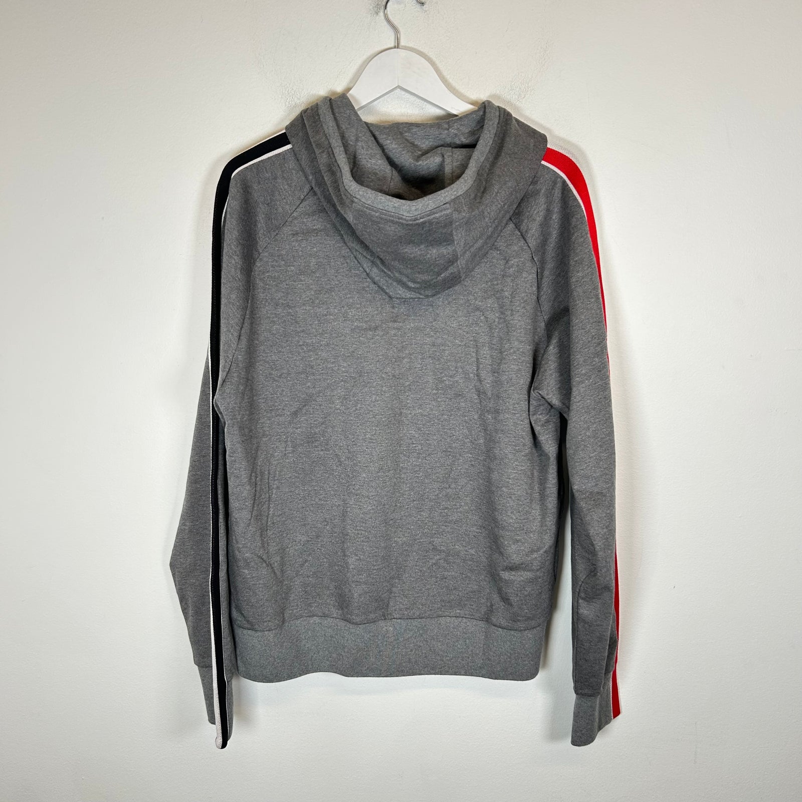 Thom Browne Dark Grey RWB Striped Hoodie Size 4