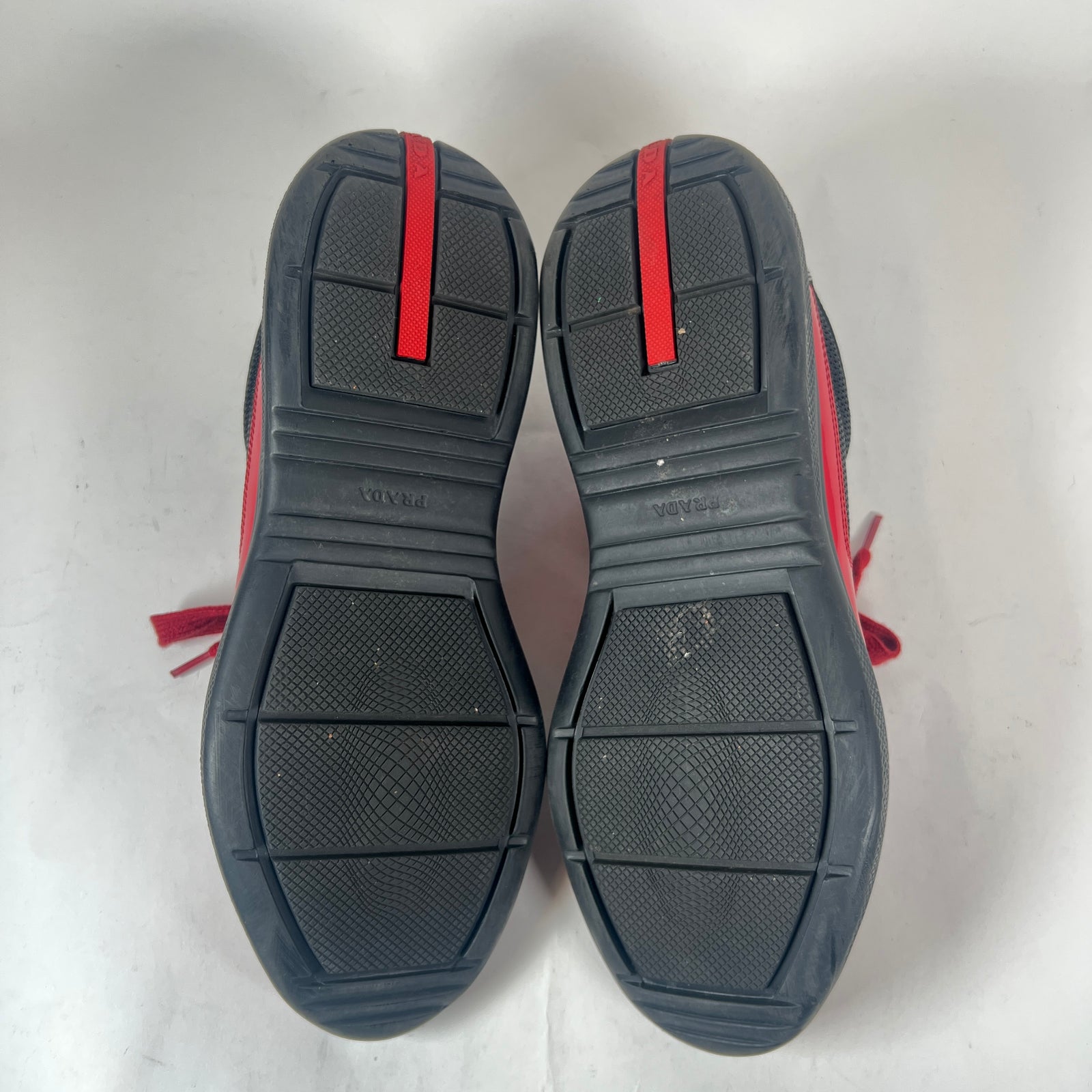 Prada Red/Black Patent Leather Cups Size 9