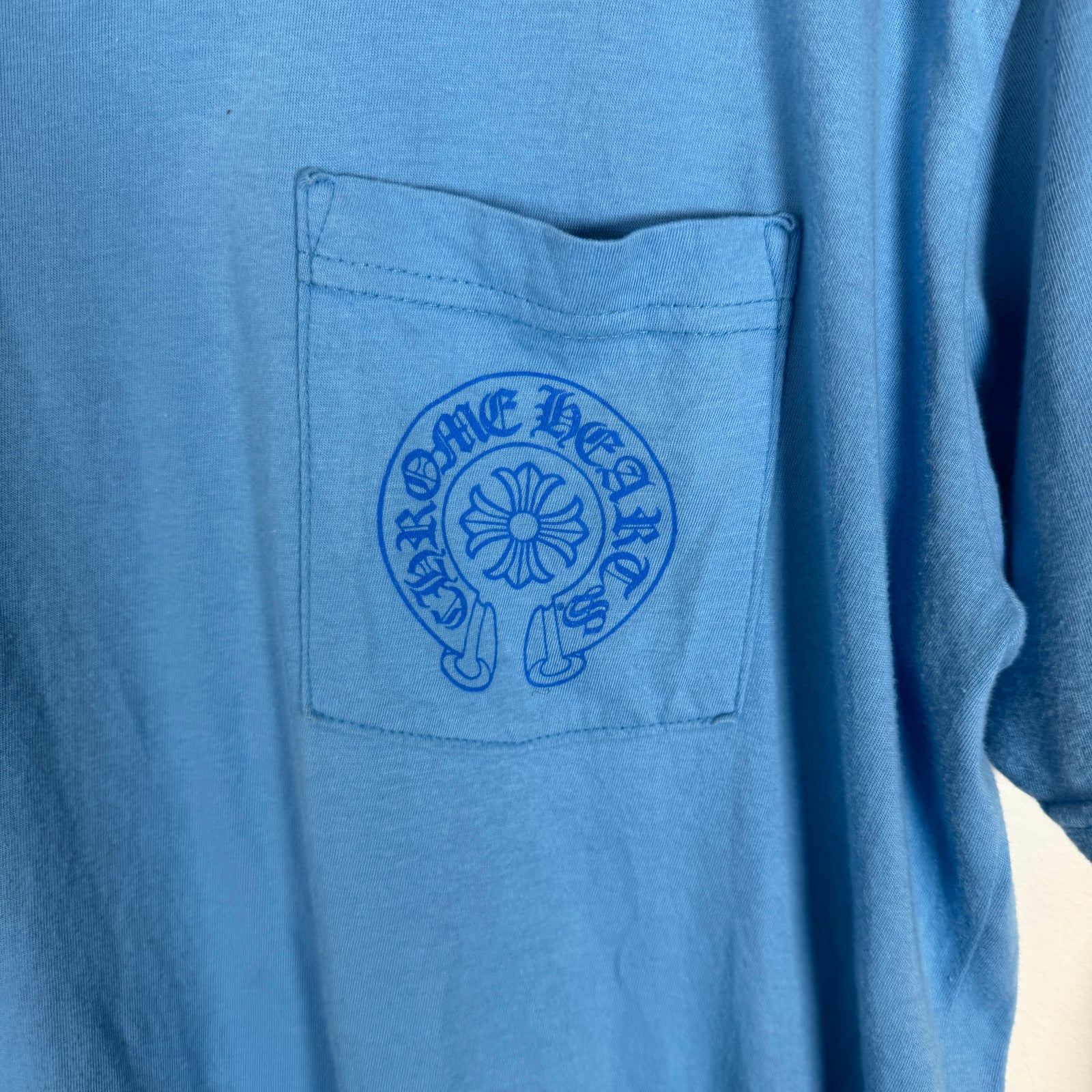 Chrome Hearts Blue Miami Horseshoe Tee Size L