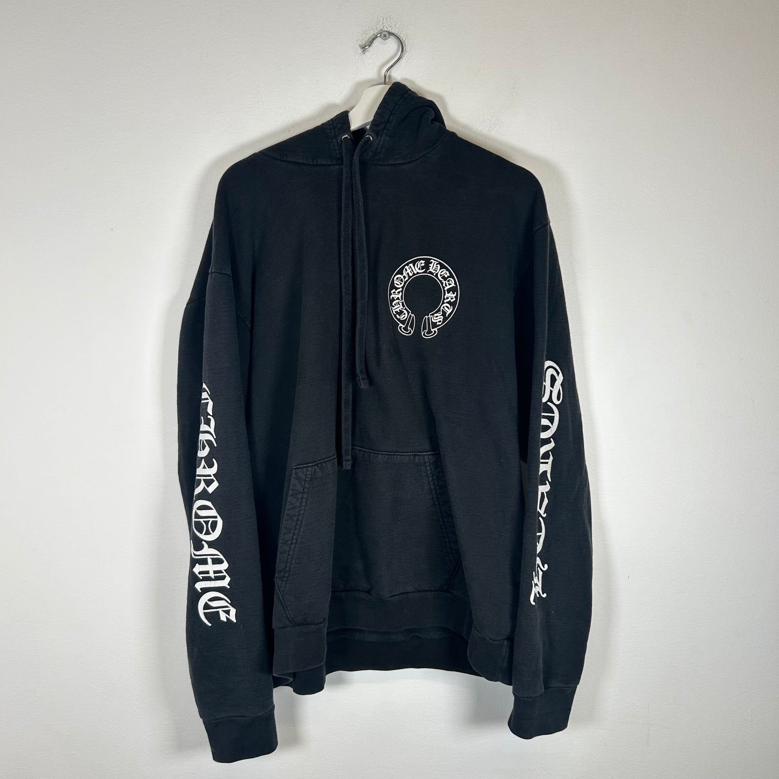 Chrome Hearts Black Matty Boy Chomper Hoodie Size L