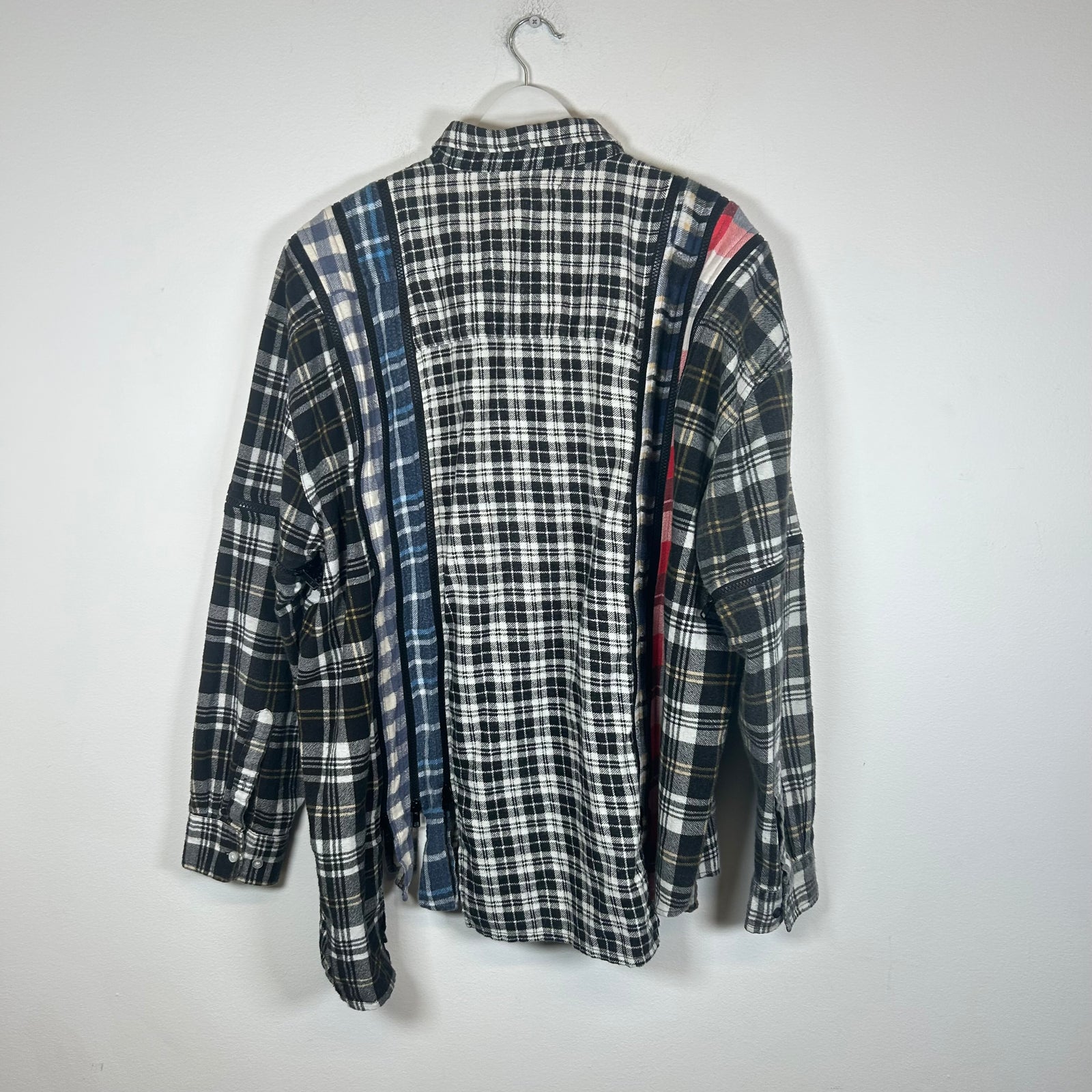 Needles Multicolor 7 Cuts Zip Flannel Size XL