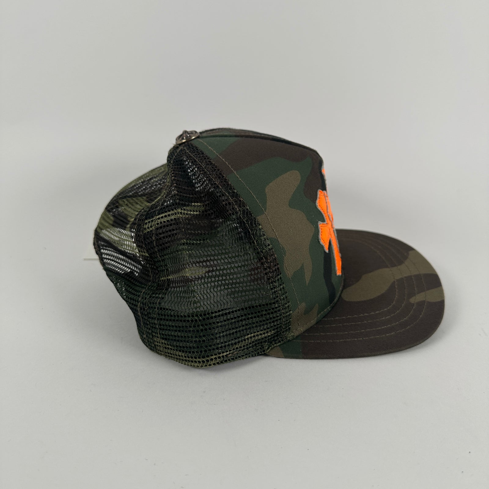 Chrome Hearts Camo Cemetery Trucker Hat