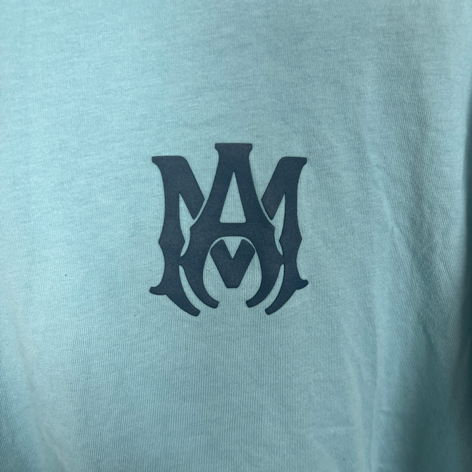 Amiri AM Blue Logo T-Shirt