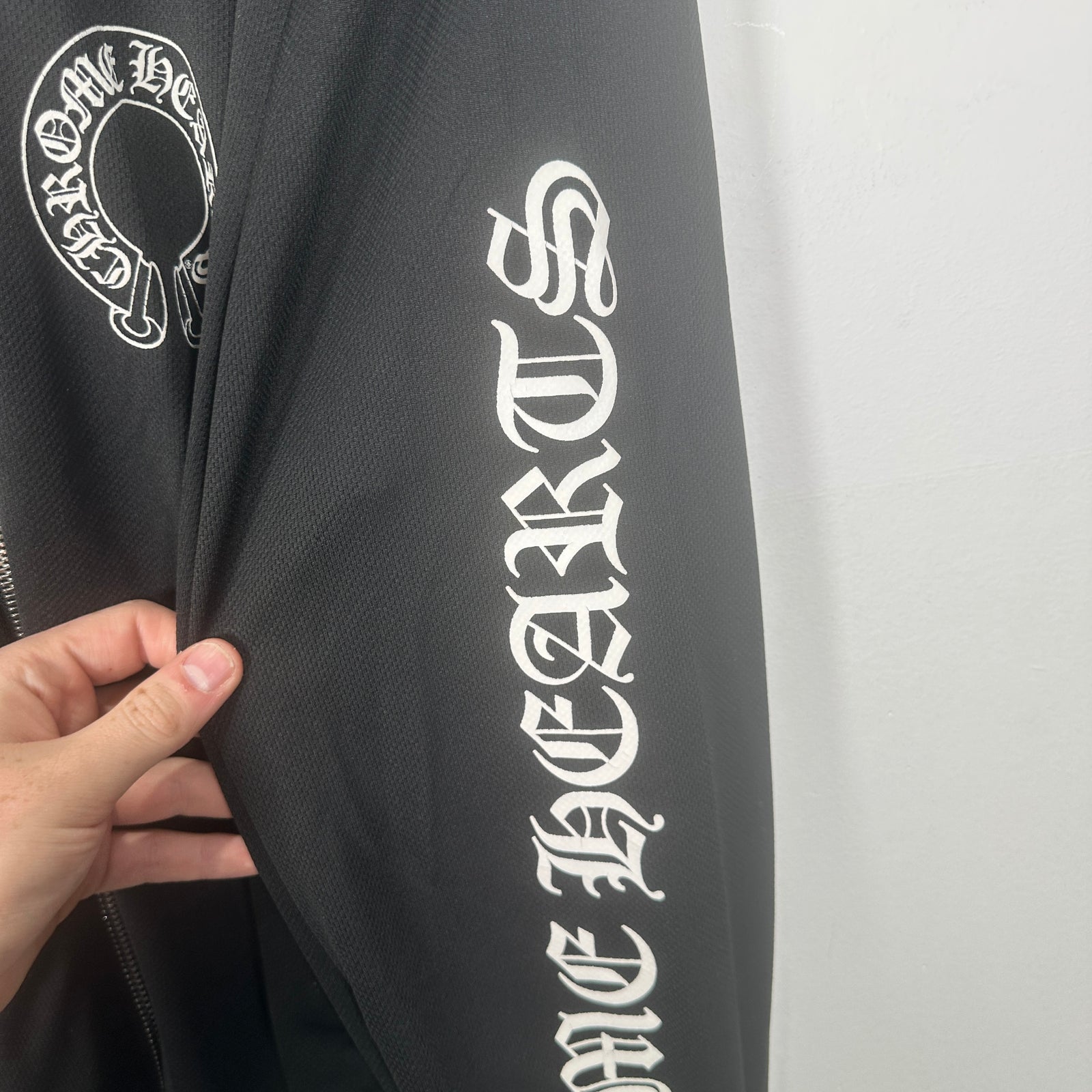 Chrome Hearts Mesh Spell Out Logo Track Jacket Size XL