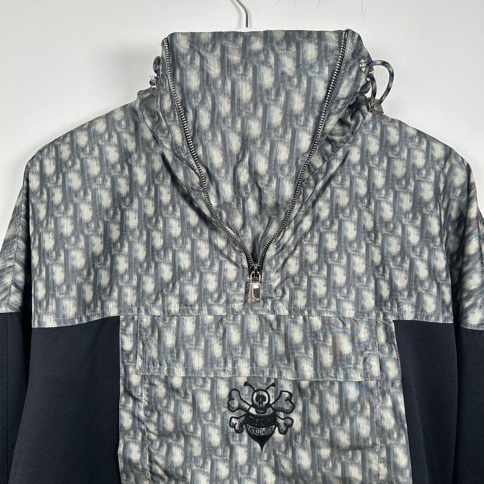 Dior x Shawn Stussy Blurred Oblique Anorak Jacket Size XL