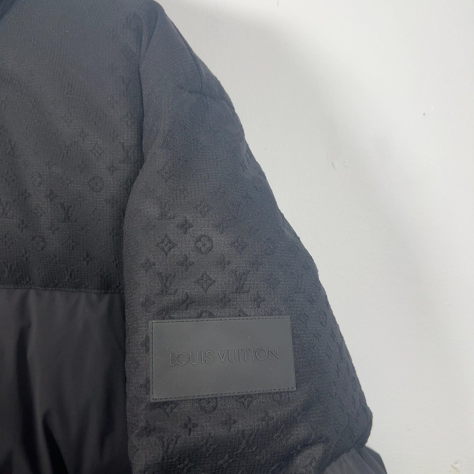 Louis Vuitton Monogram Nylon Puffer Jacket