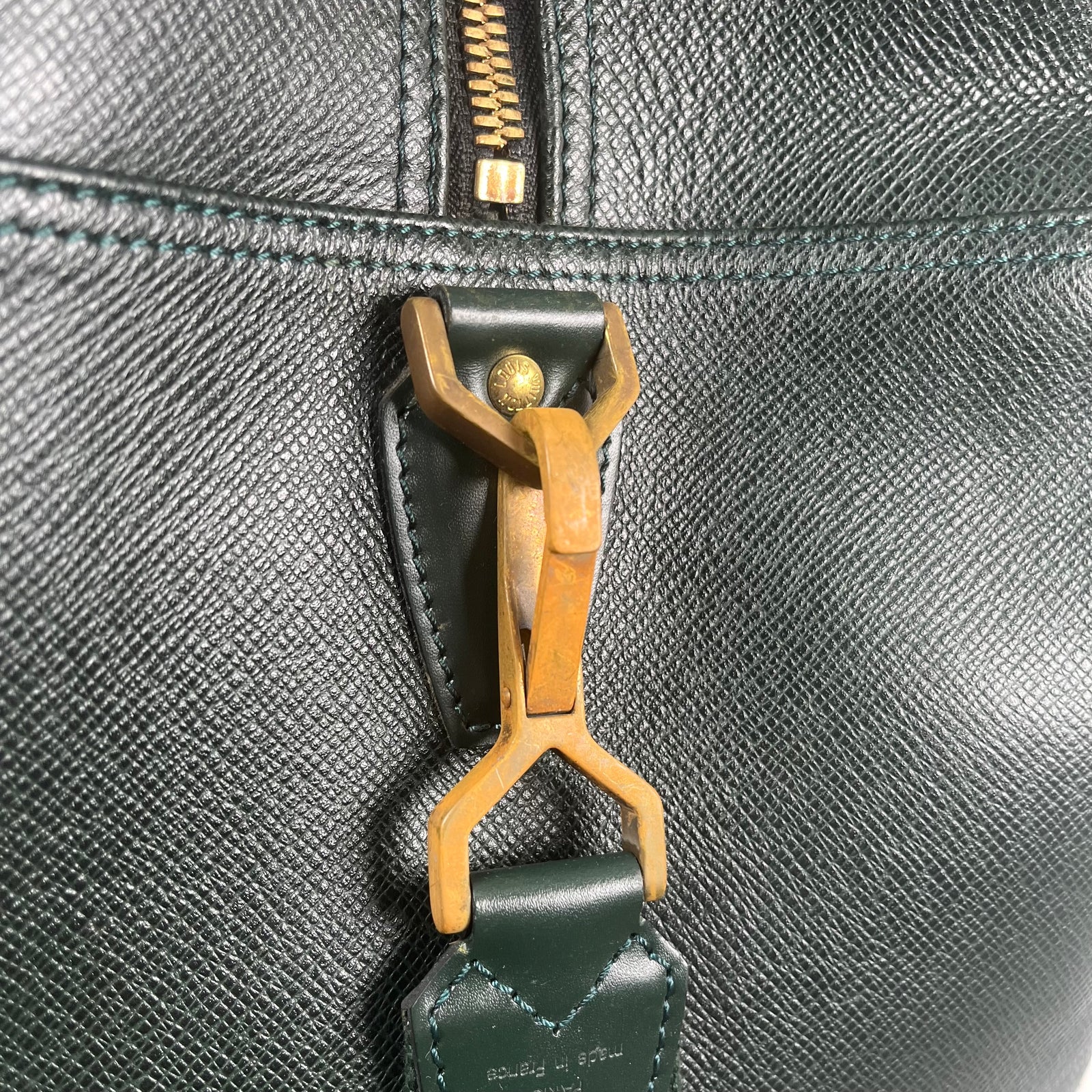 Louis Vuitton Green Boston Kendall Duffle Bag