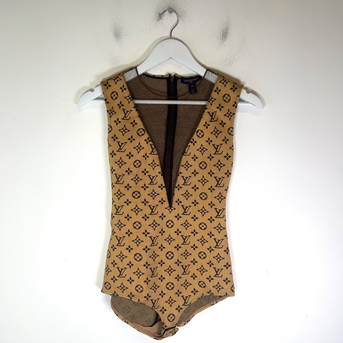 Louis Vuitton SS24 Monogram Jacquard Knit Bodysuit