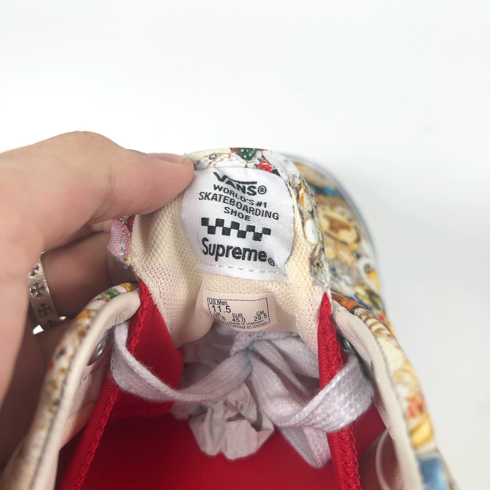 Supreme x Vans Mike Kelley 'Skate Era' Low-Top Sneakers