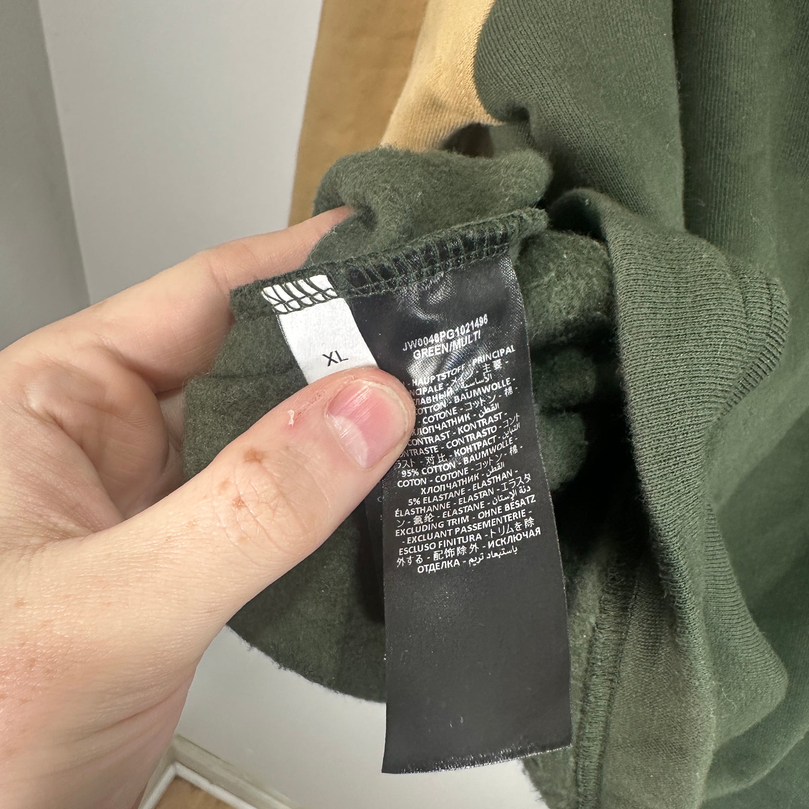 J.W. Anderson Color Block Logo Crewneck Size XL