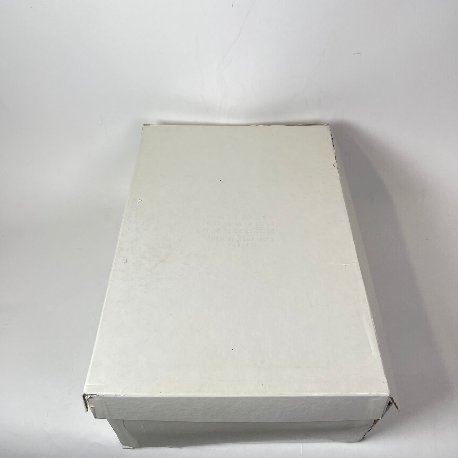 Maison Margiela Triple White Future Laceless Low-Top Sneaker Size 43