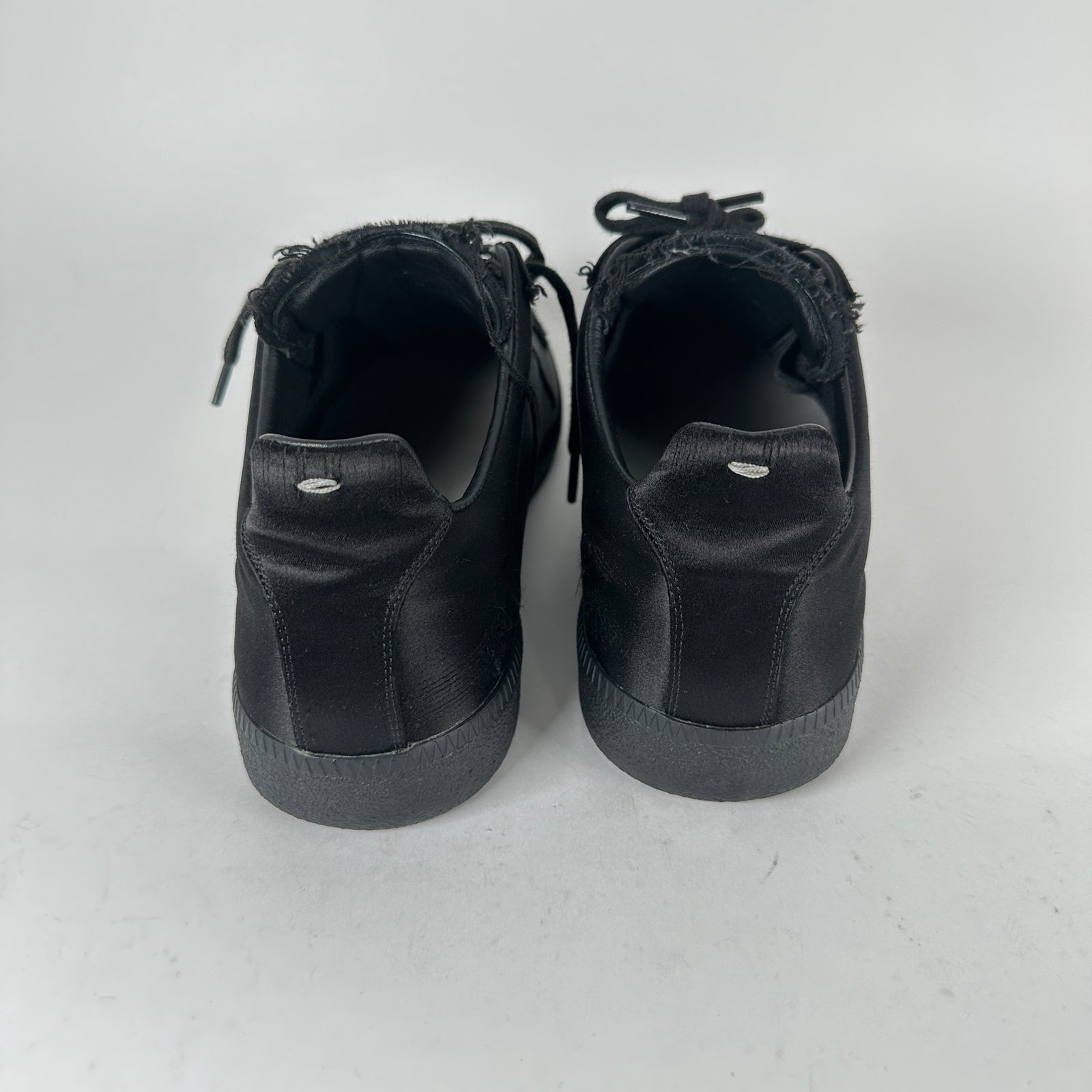 Maison Margiela Satin Black Gats Size 43