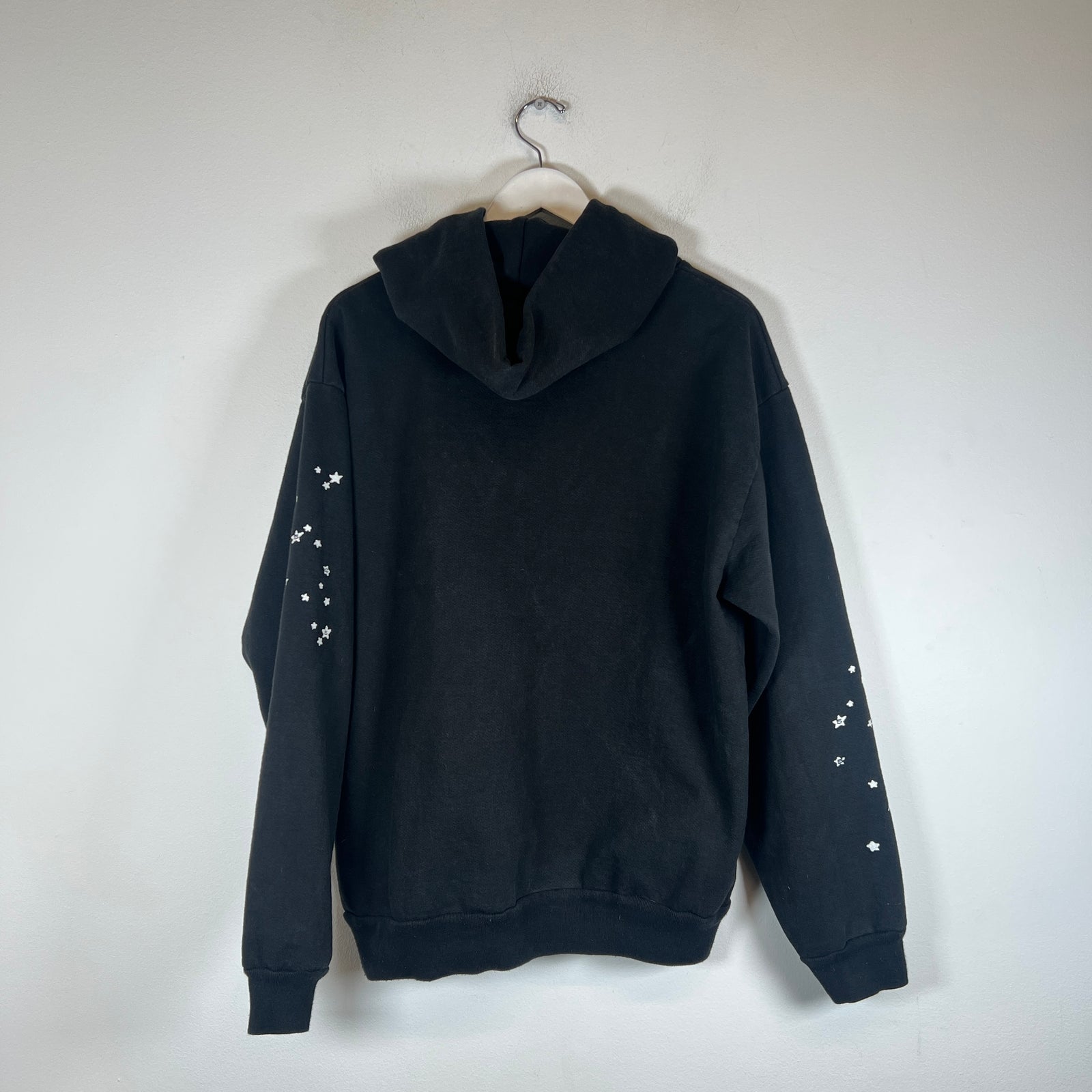Sp5der Black OG Web Hoodie Size L