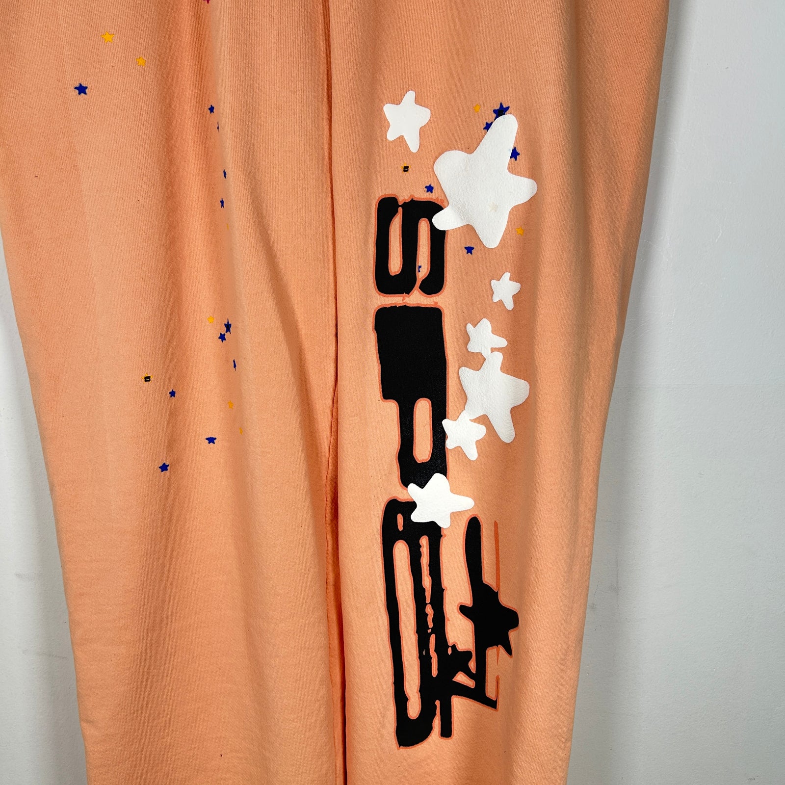 Sp5der Peach Graphic Sweatpants Size L