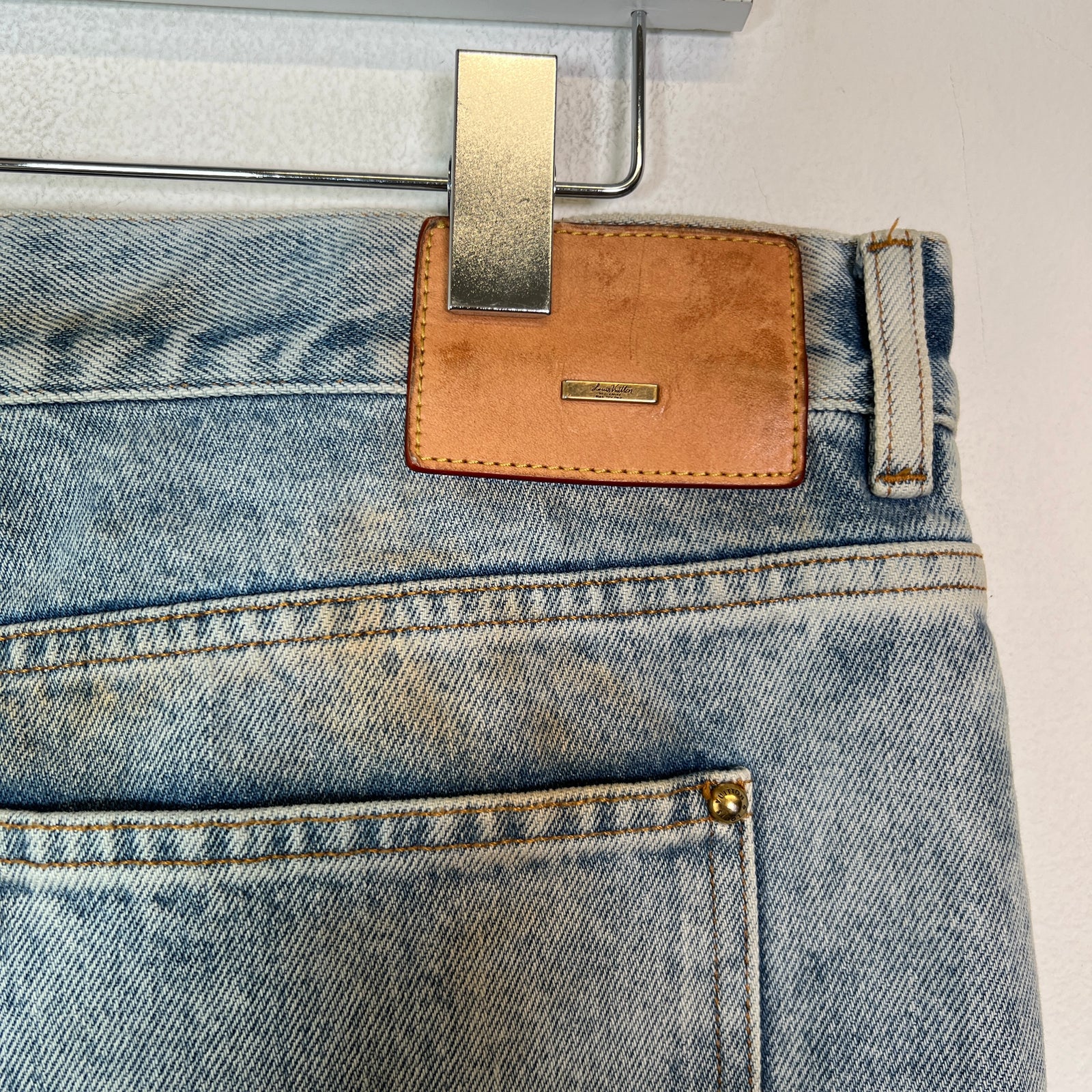 Louis Vuitton Lightwash Straight Leg Jeans Size 36