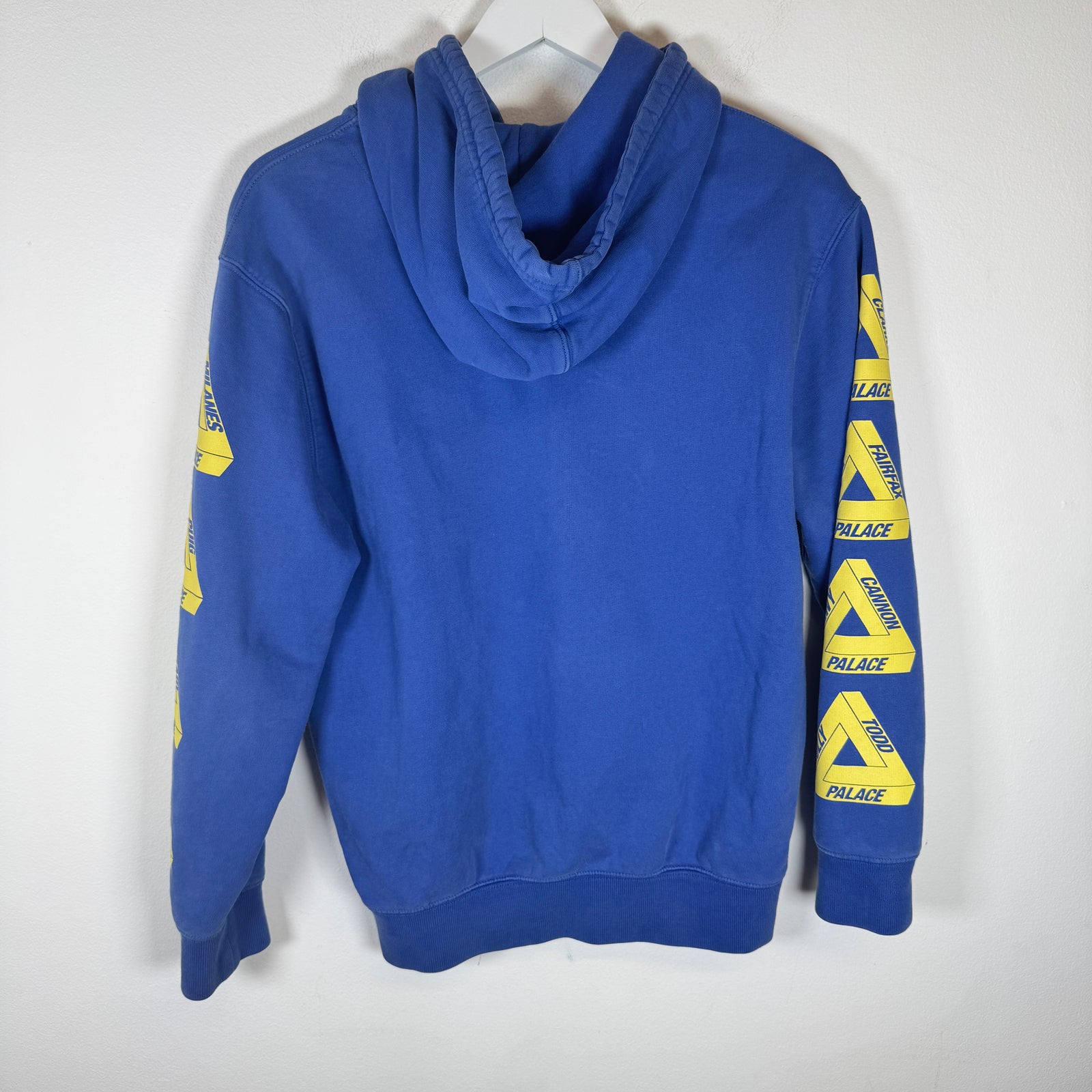 Palace Blue/Yellow Pro Team Hoodie Size S