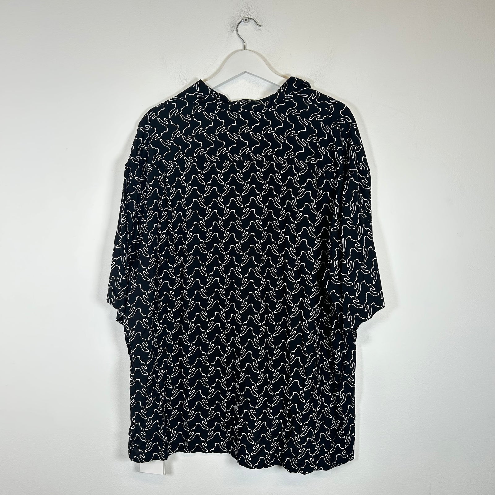 Celine Black Viscose Hawaiian Shirt Size L