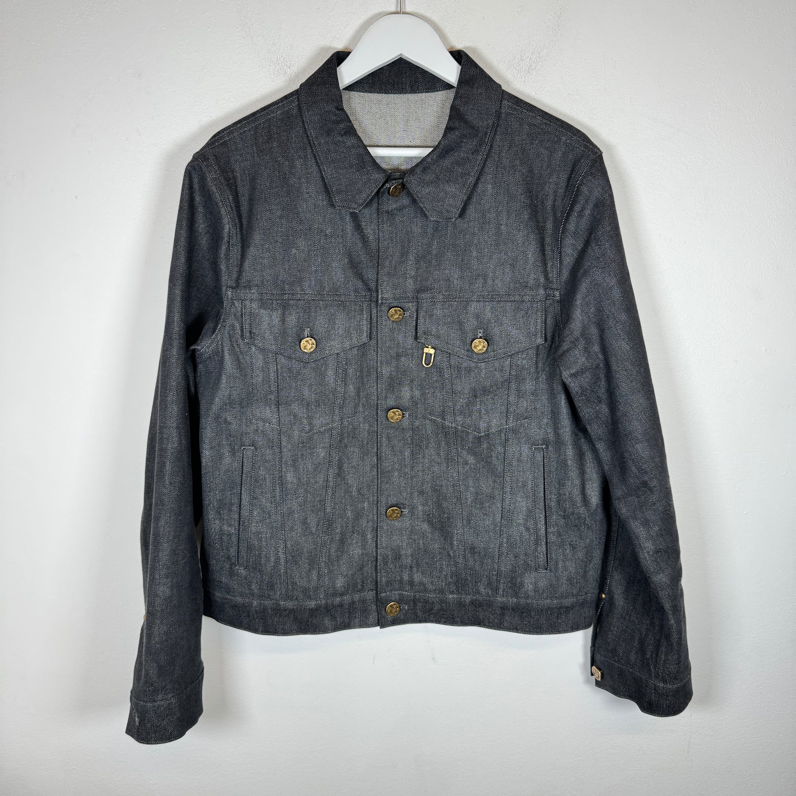 Louis Vuitton Hidden Monogram DNA Denim Jacket Size 50