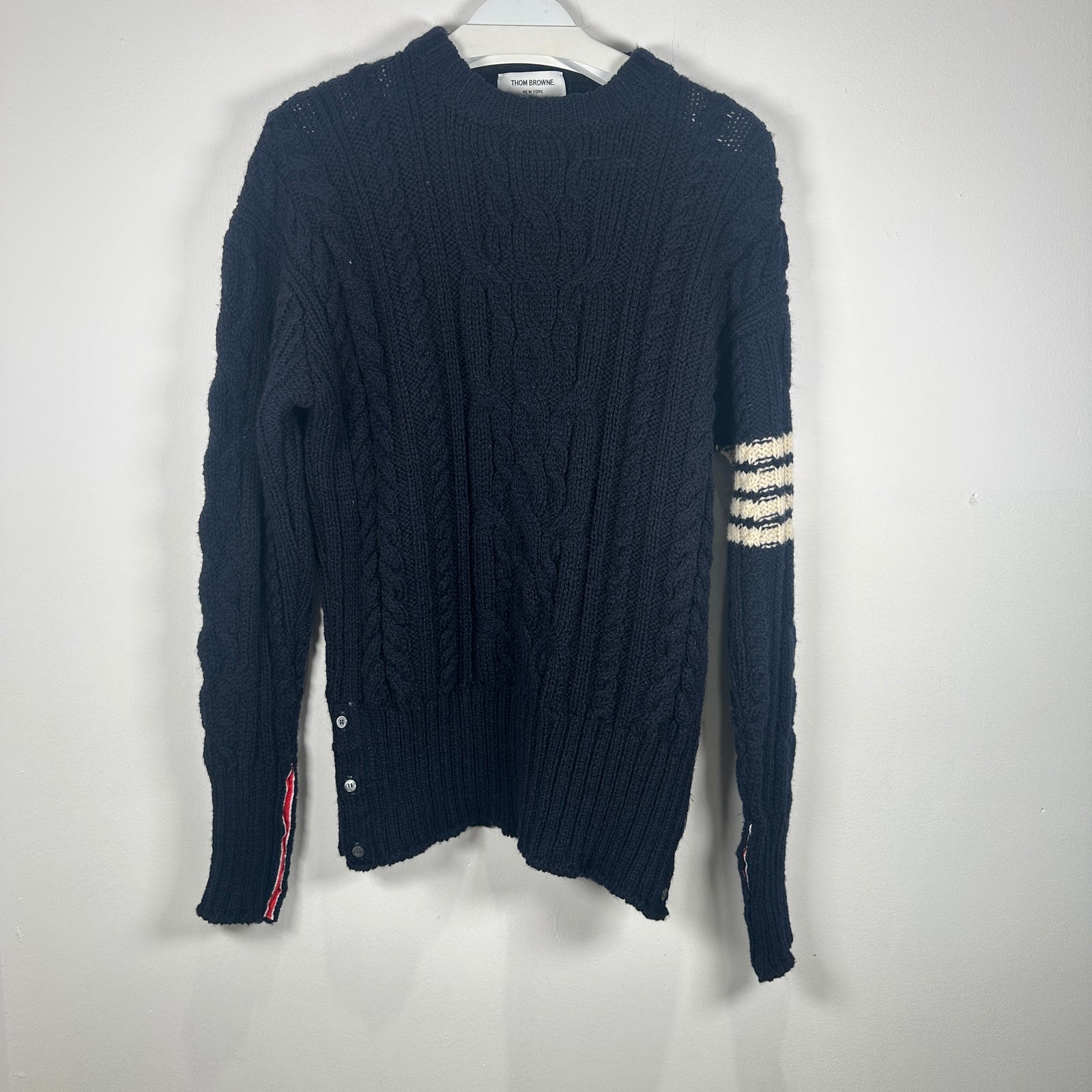 Thom Browne Cable Knit Sweater Size 4