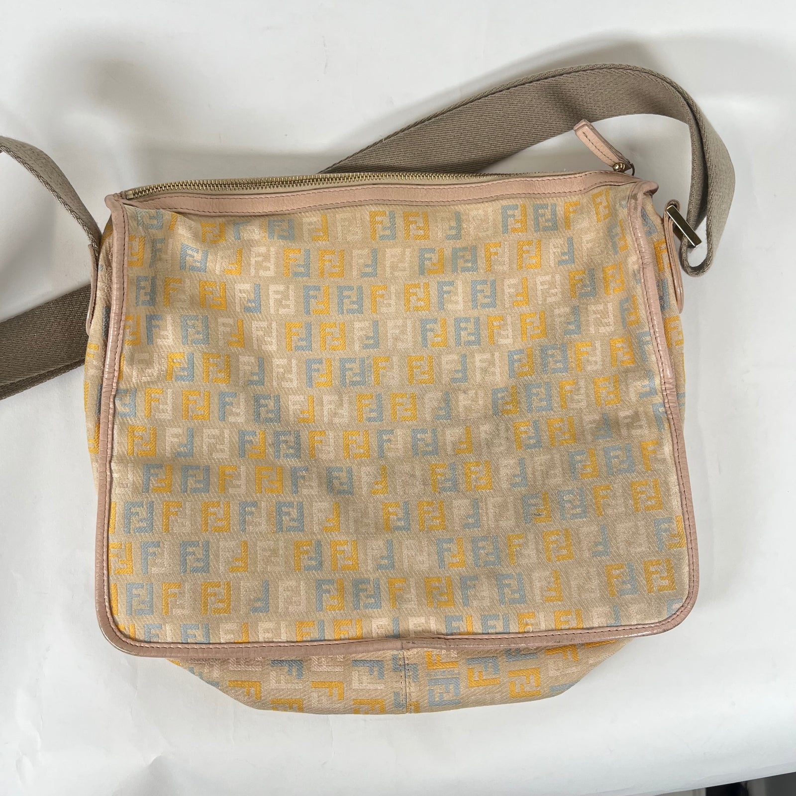 Fendi FF Monogram Pastelle Crossbody Bag