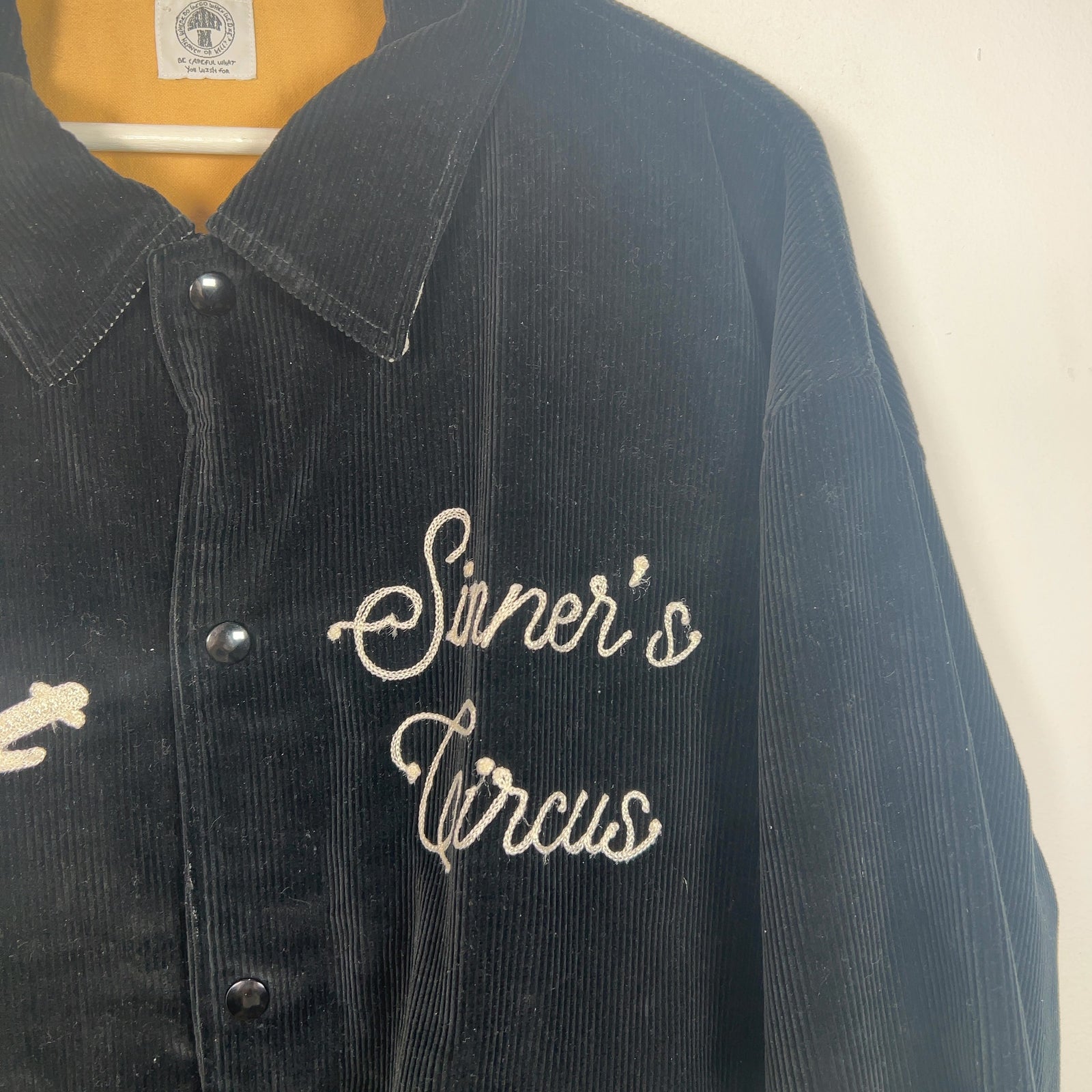 Saint Michael 'Sinner Circus' Corduroy Varsity Jacket